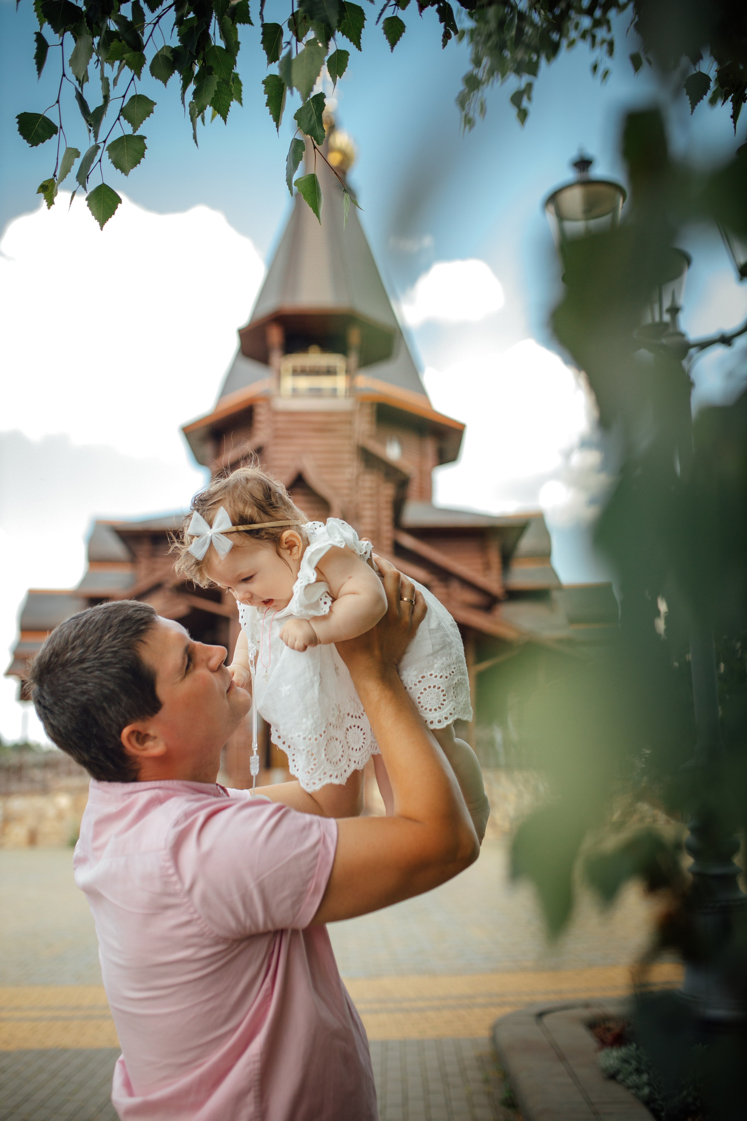 Крещение Аделины, храм Святой Троицы, июль 2024