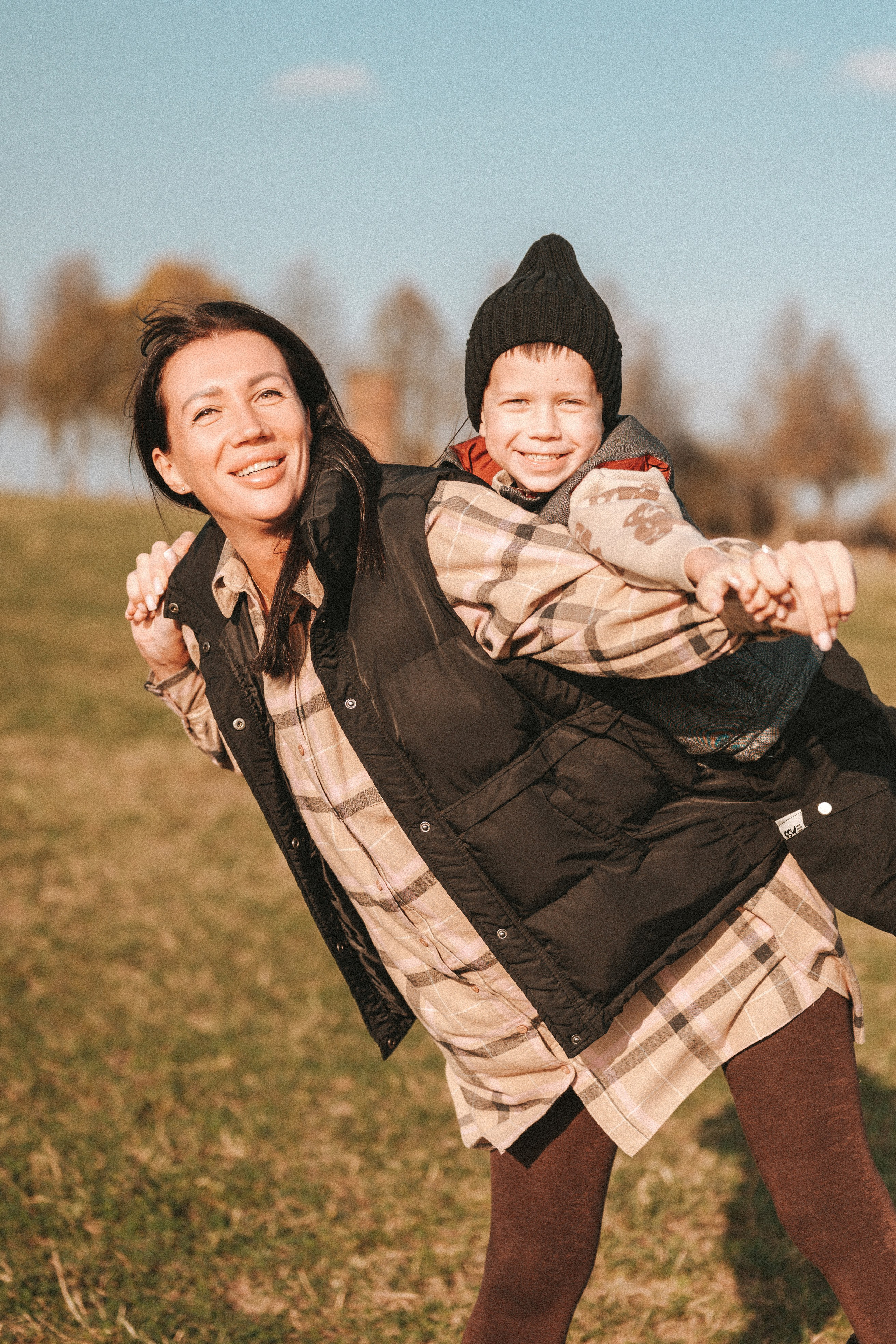 Ольга и сын Макар