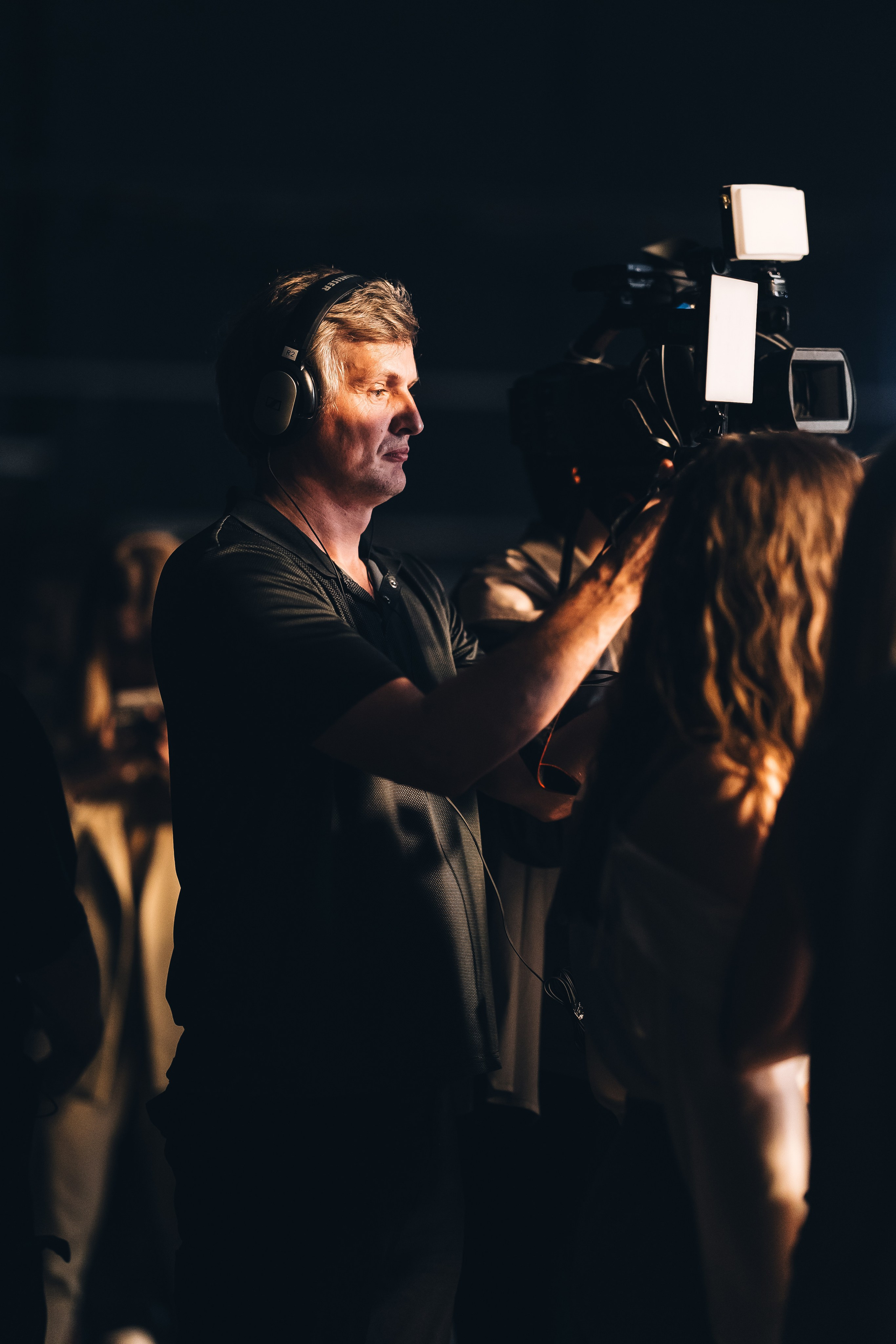 Soso Pavliashvili & Leo Kandelaki backstage, Moscow, Russia. Anna Atayan Photographer