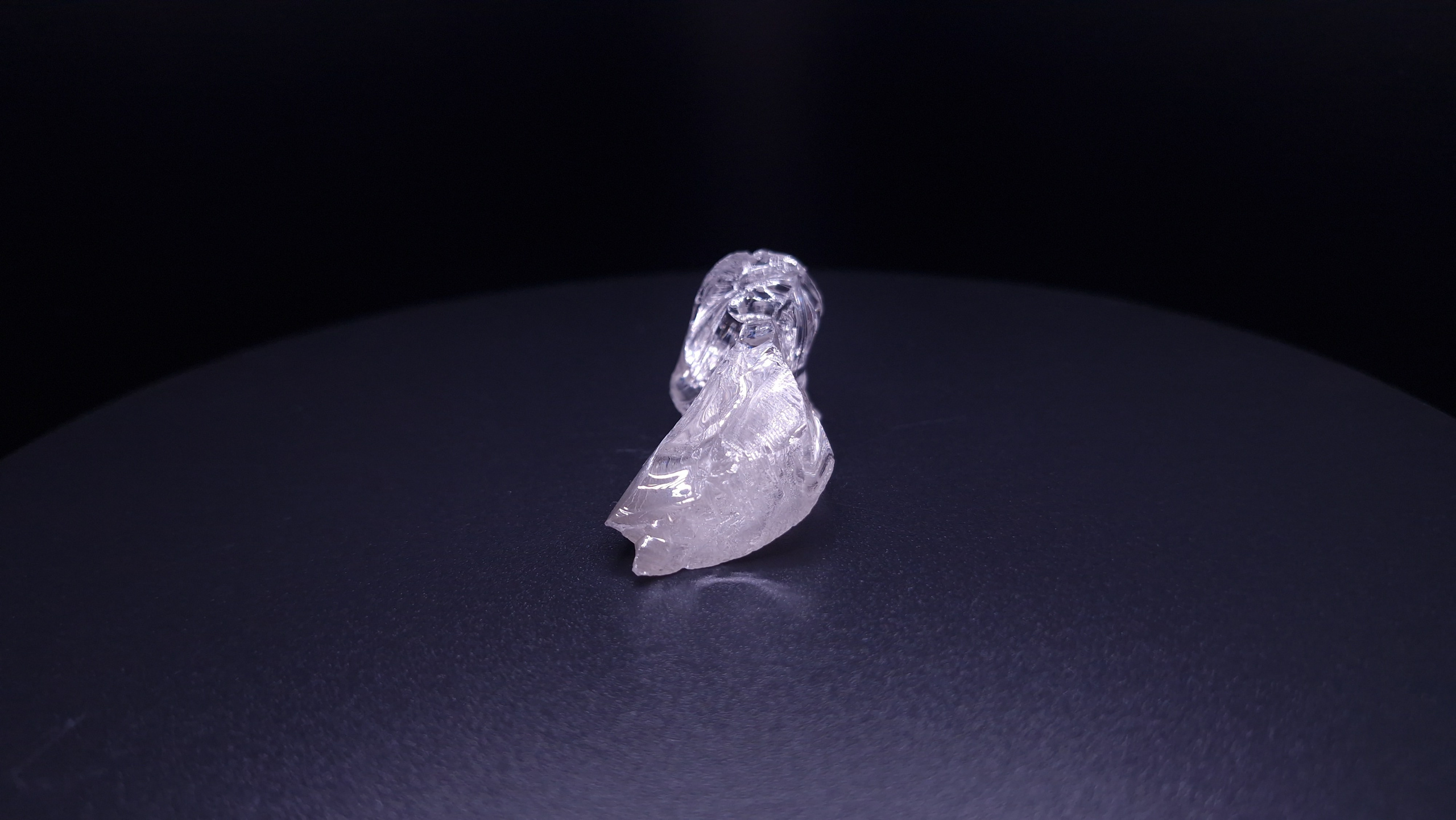 YAG белый гранат 32.59 гр. YAG garnet иттрий алюминиевый гранат ИАГ