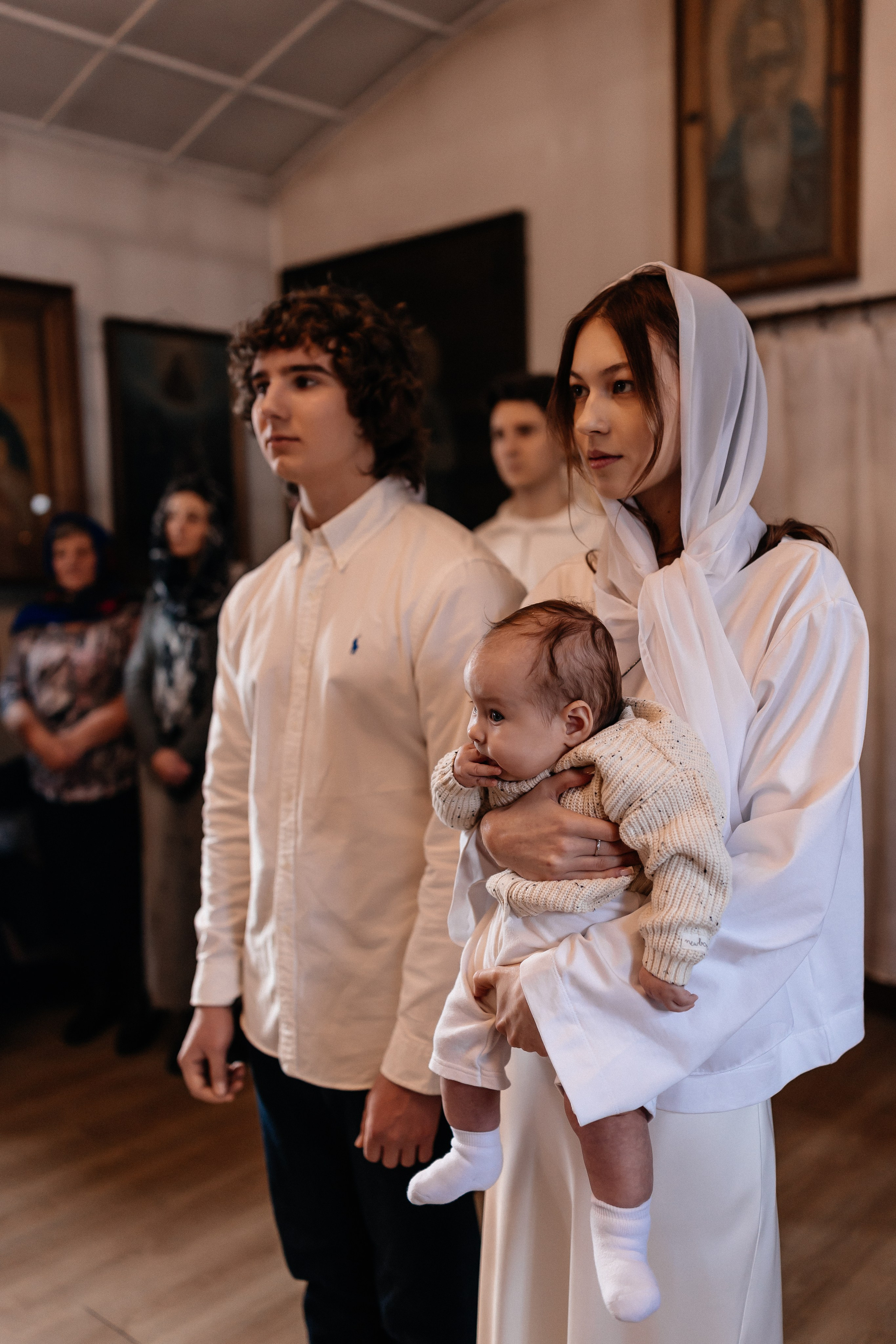 Крещение Артема. Семейный фотограф Минск Усова Ольга