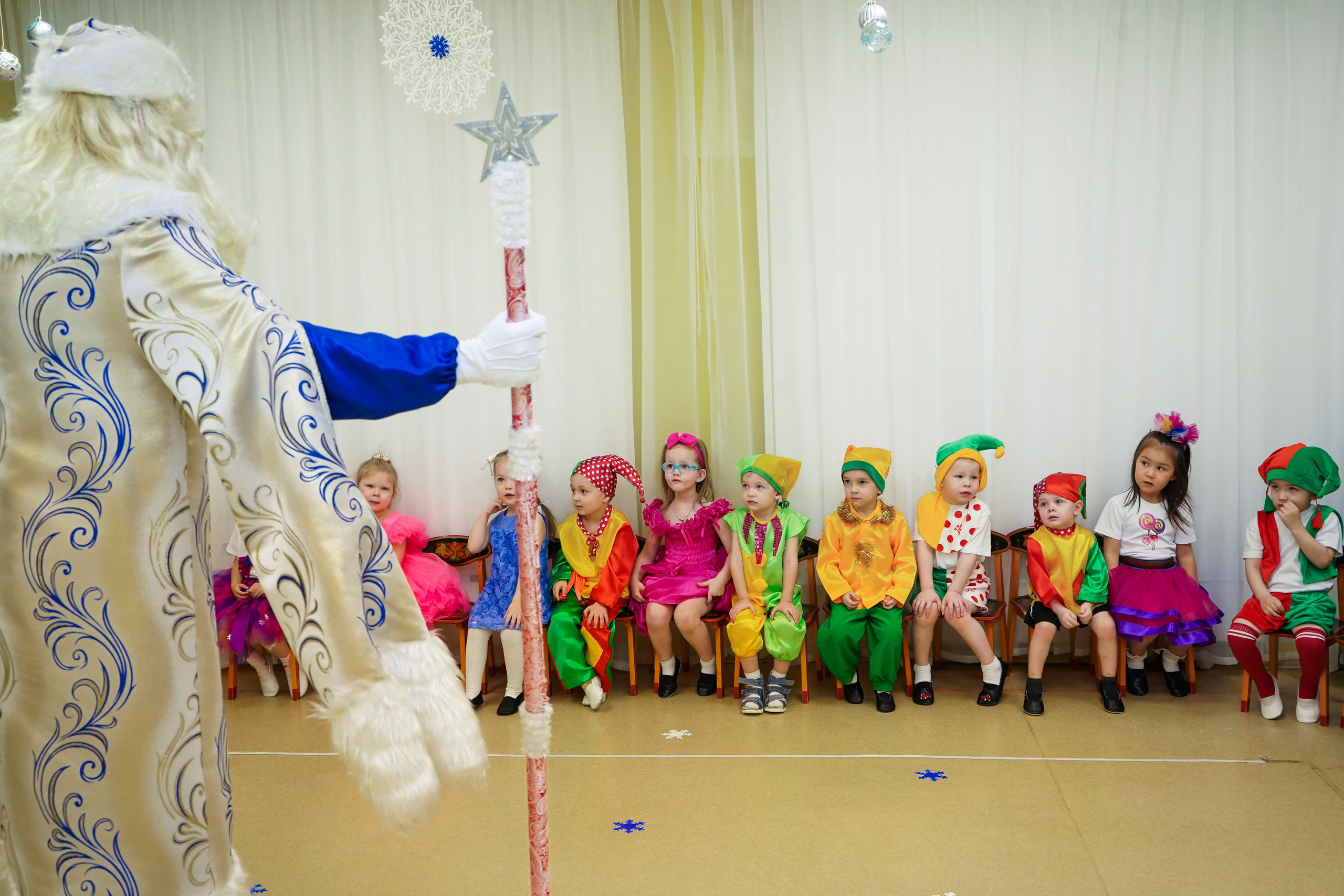 Новогодний утренник в садике. Семейный и портретный фотограф в Екатеринбурге Анна Лобанова