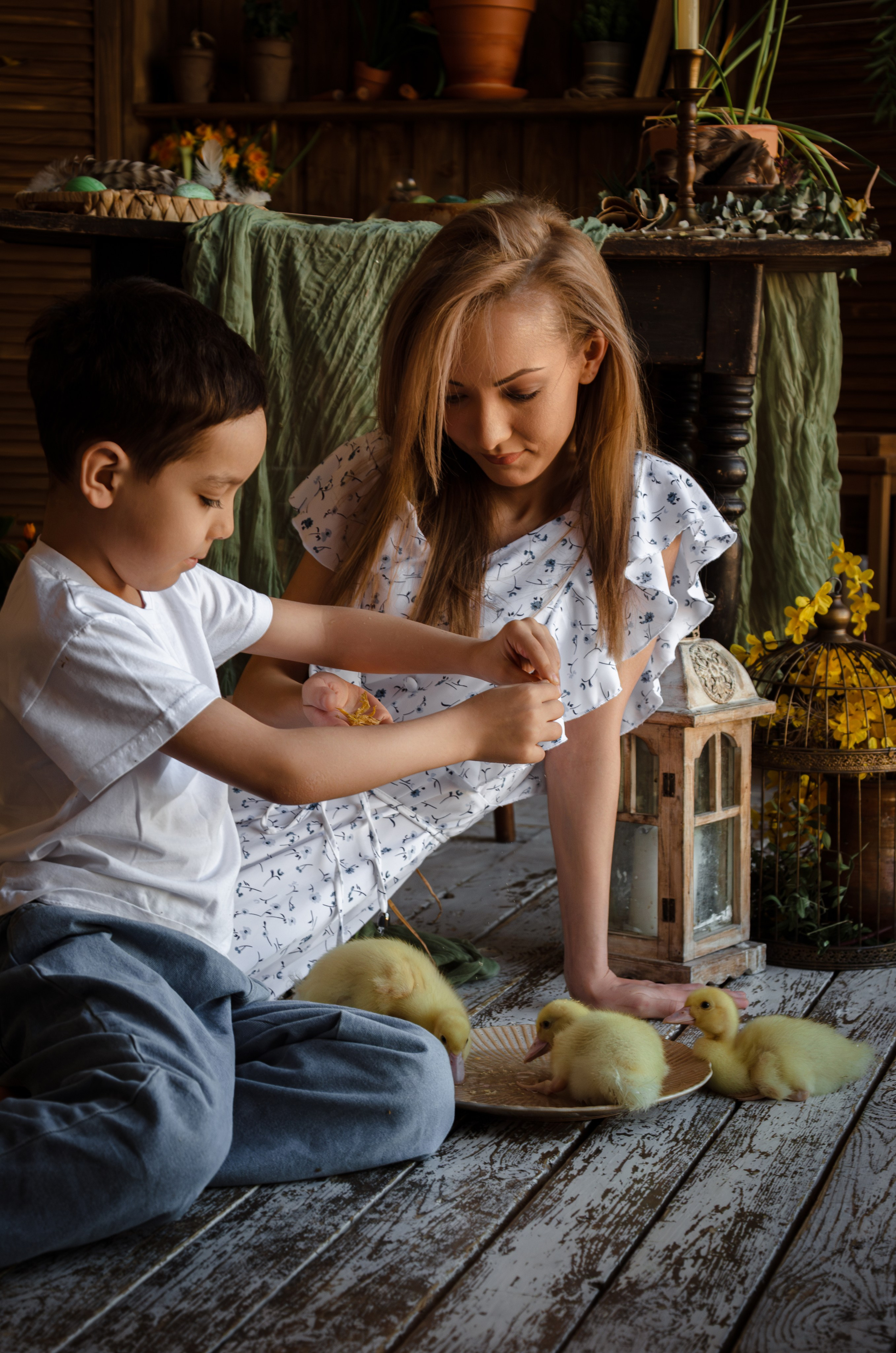Мама и ее маленький фермер. Фотографы в Тюмени Андрей и Лидия Войвод