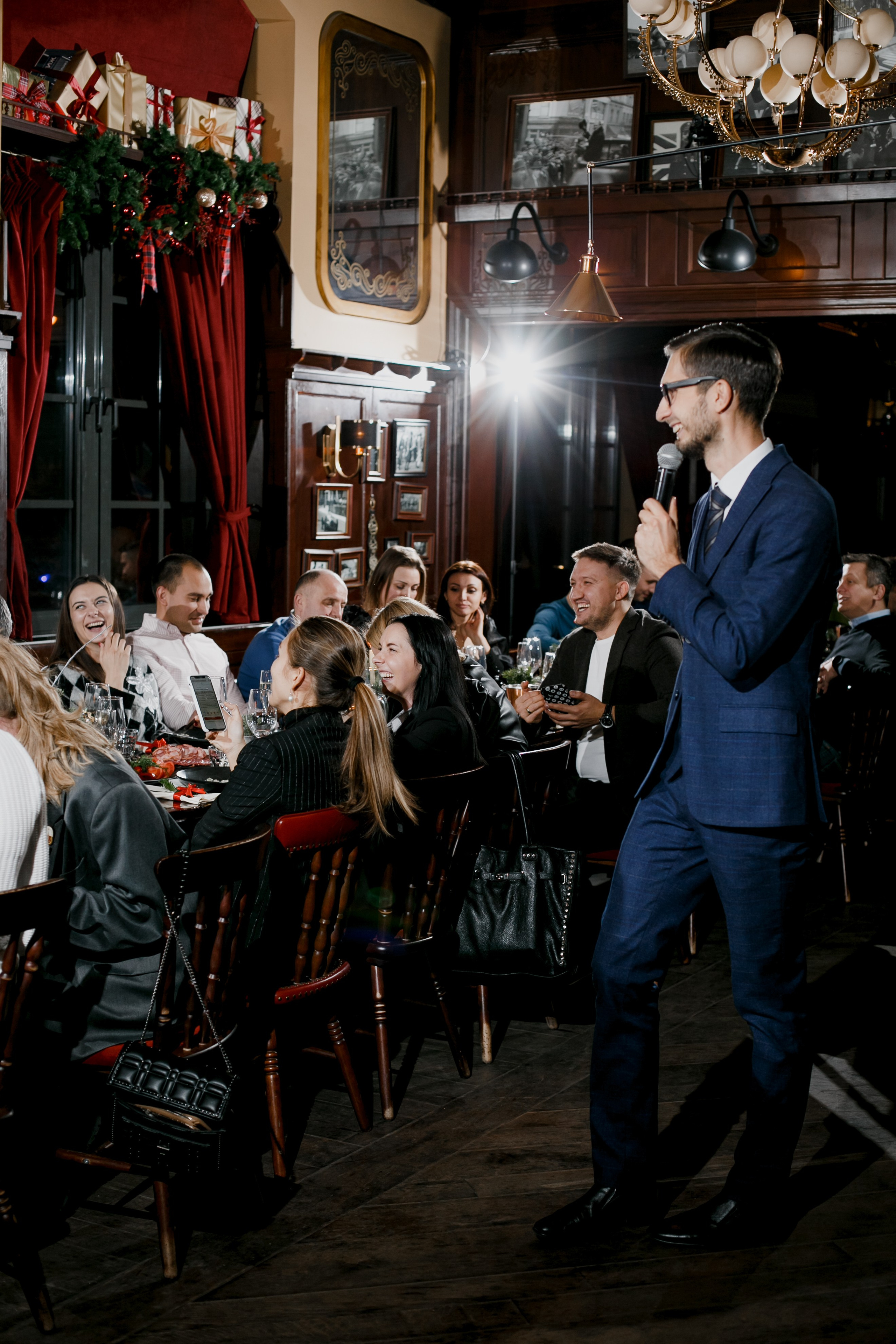 Новогодний корпоратив ГК «Хорошие рестораны». Майя Алиева Свадебный фотограф в Санкт-Петербурге
