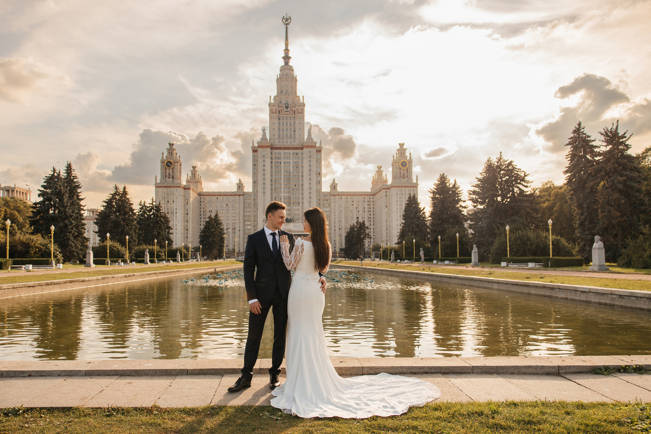 Свадебная фотосессия МГУ