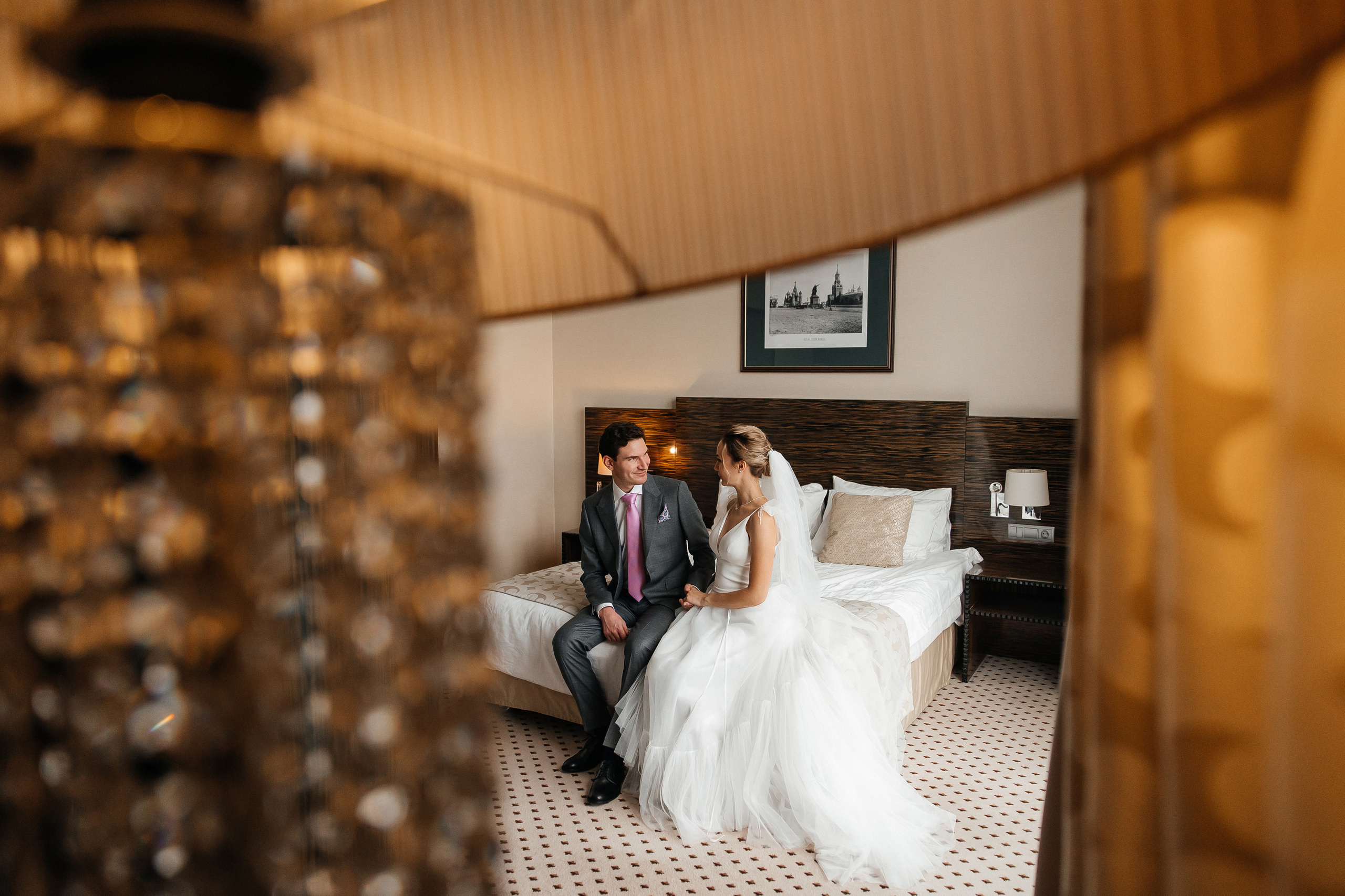 Свадебная фотосессия в отеле Plaza Garden Moscow WTC