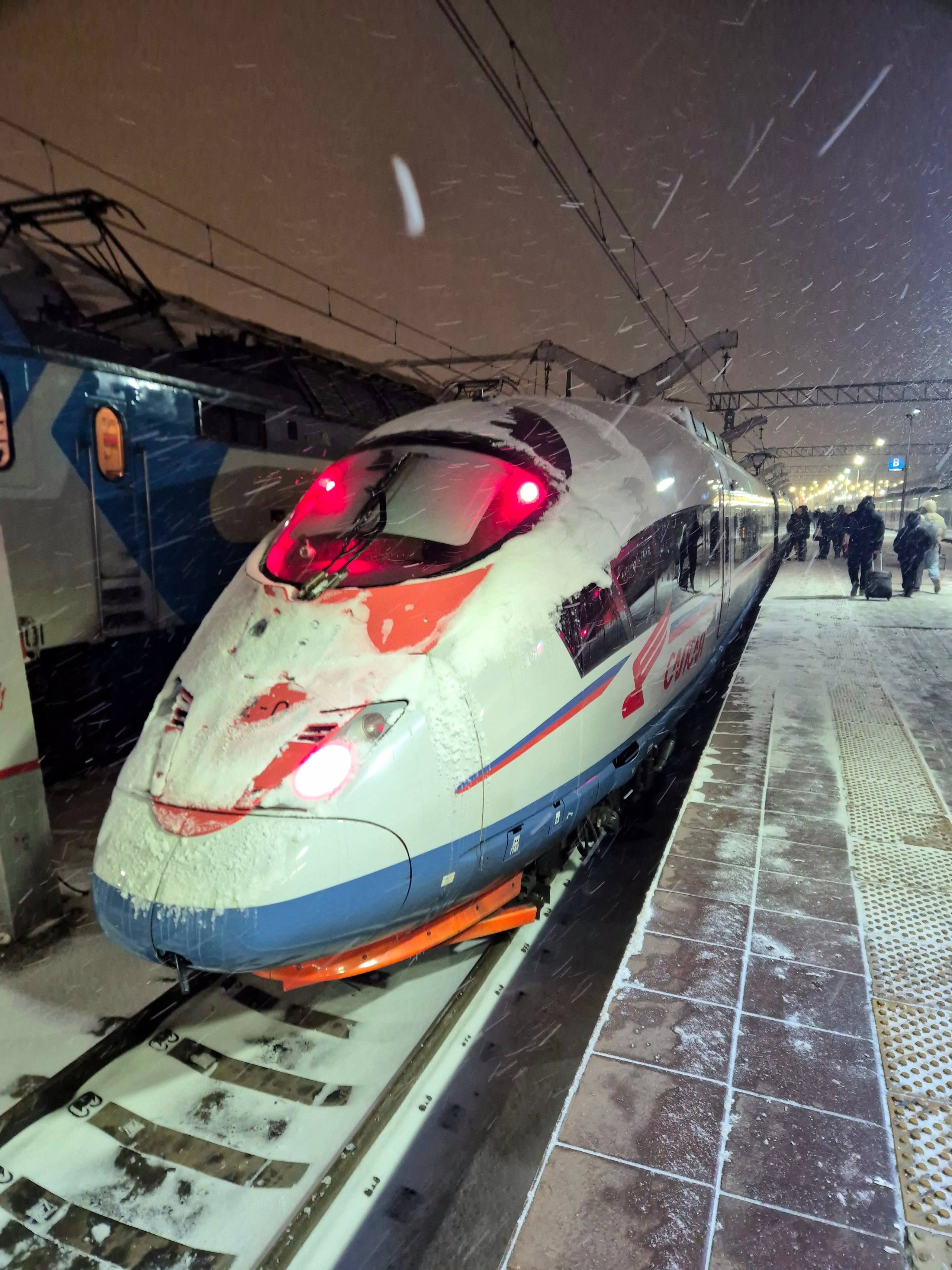 Первым сапсаном рано по утру выезжаю из Москвы