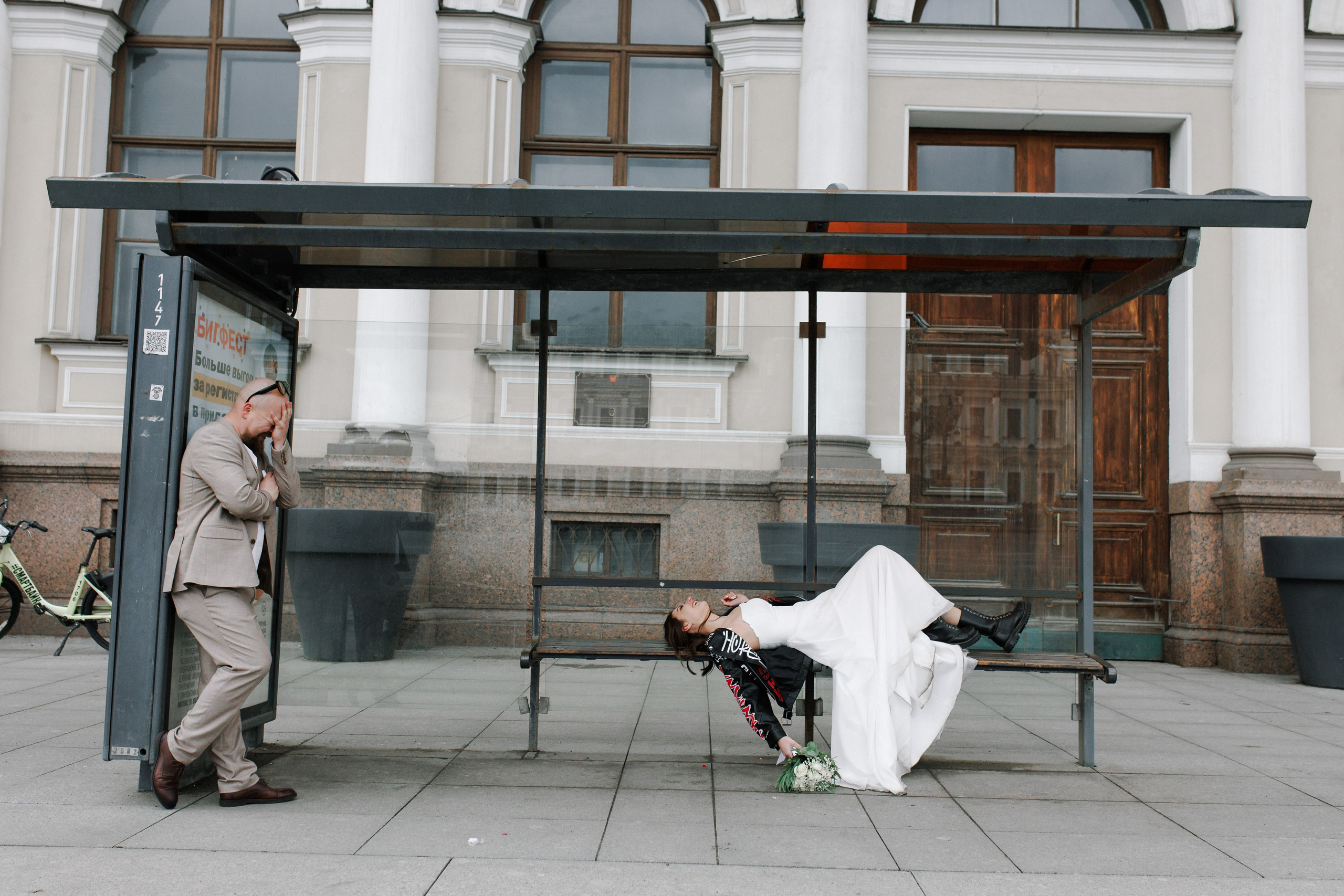 Два образа на этих снимках. Свадебный фотограф СПБ