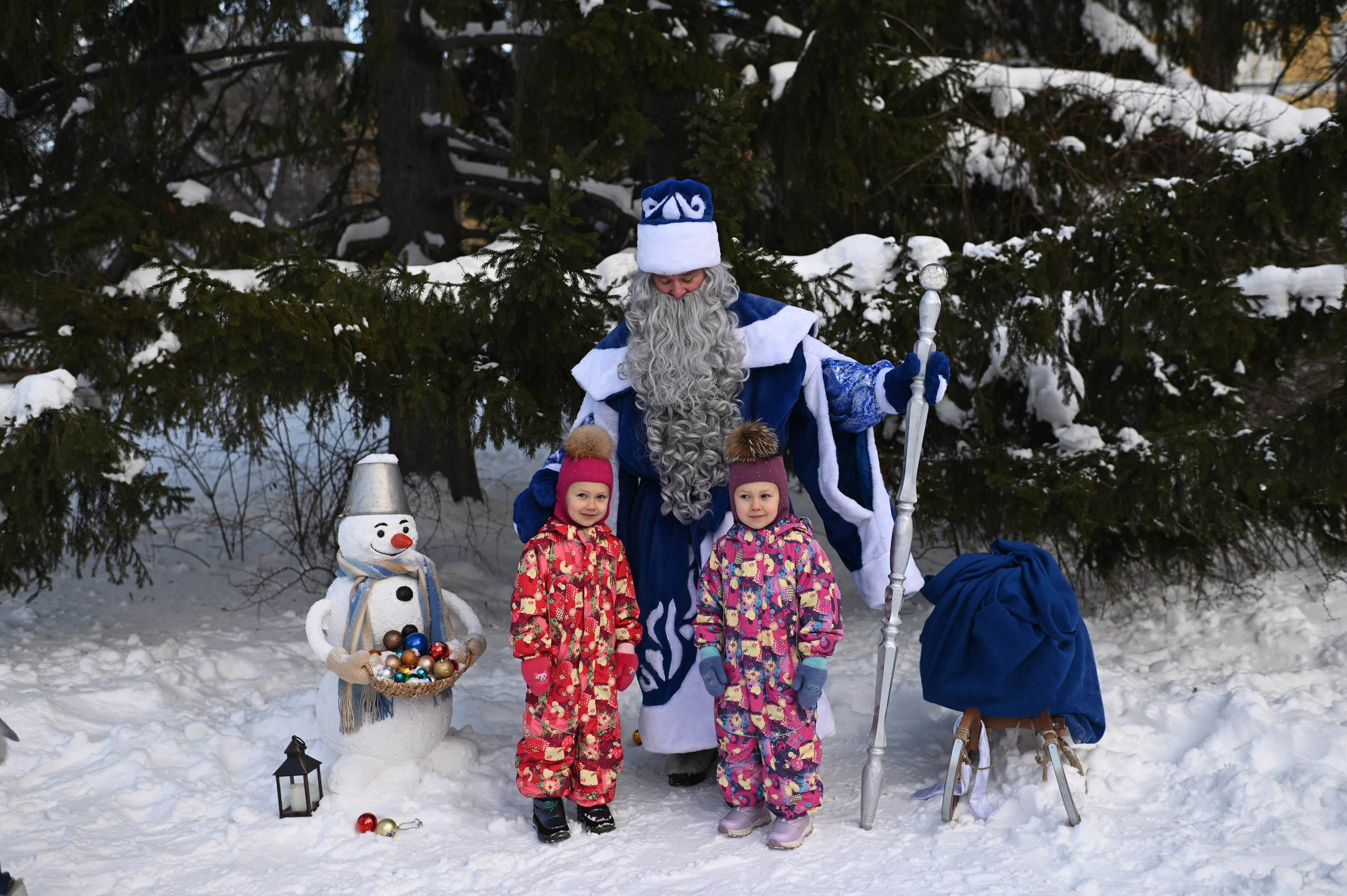 ПОЗДРАВЛЕНИЕ ОТ ДЕДА МОРОЗА. Семейный фотограф Екатеринбург Лора Мур