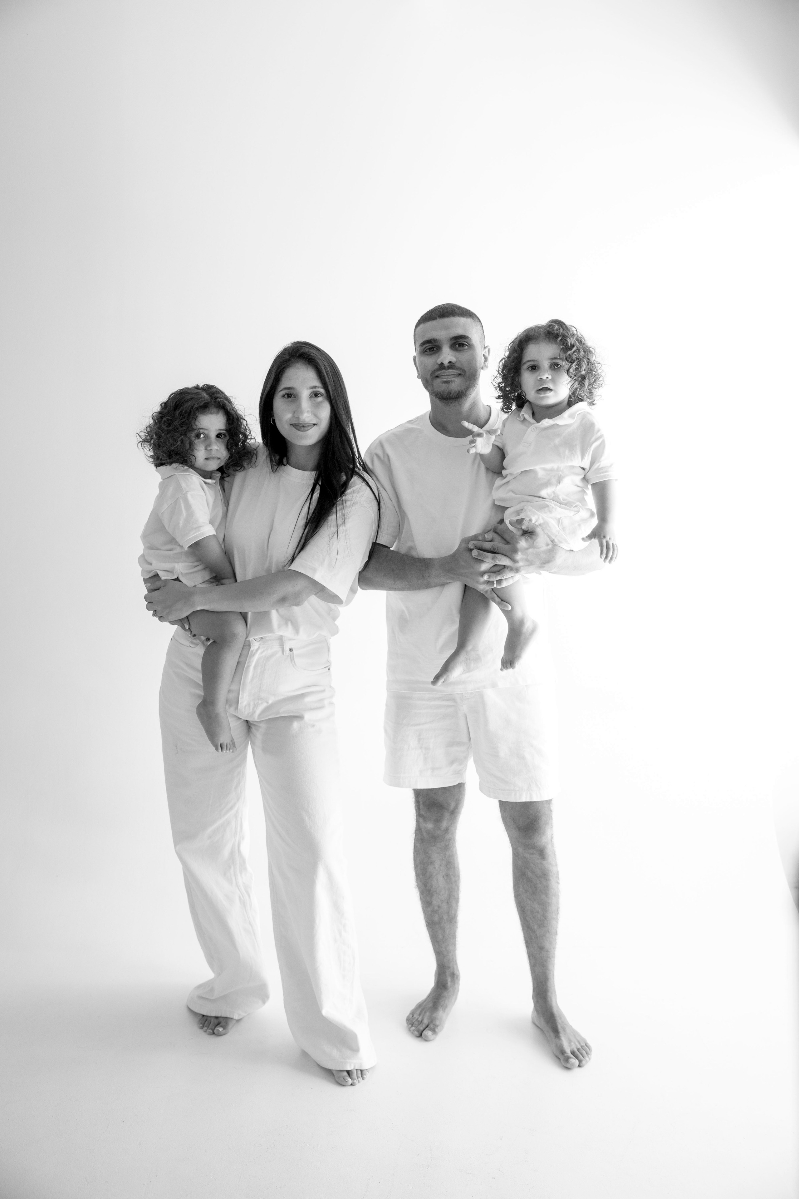 Family photoshoot inside the studio in Hadera. Wedding and family photographer