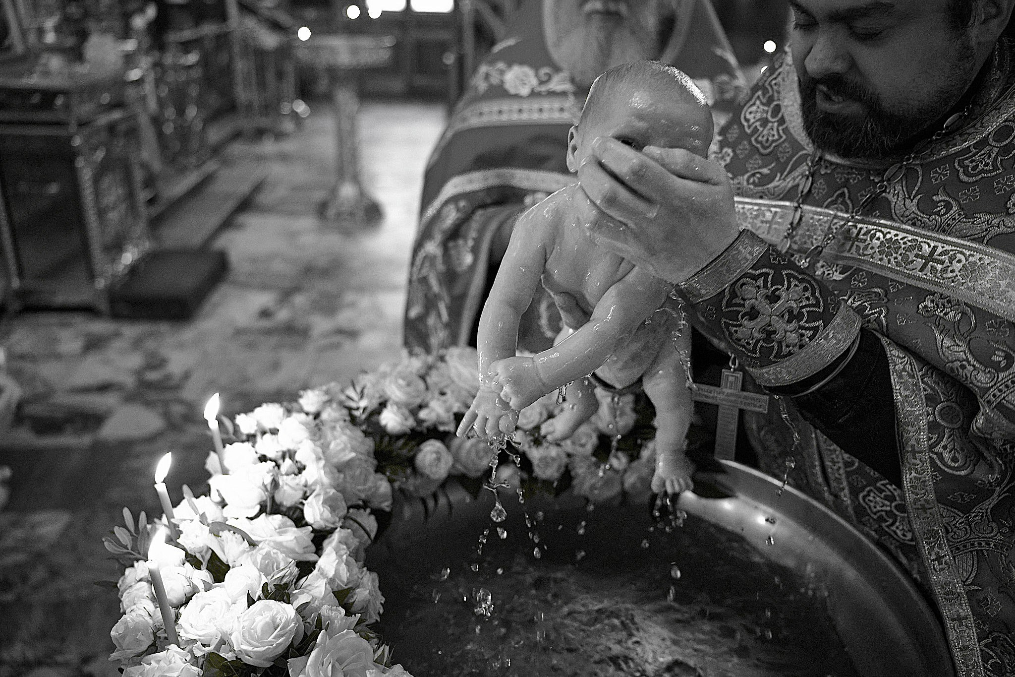 Таинство Крещения на Светлой Седмице. Фотограф в Москве