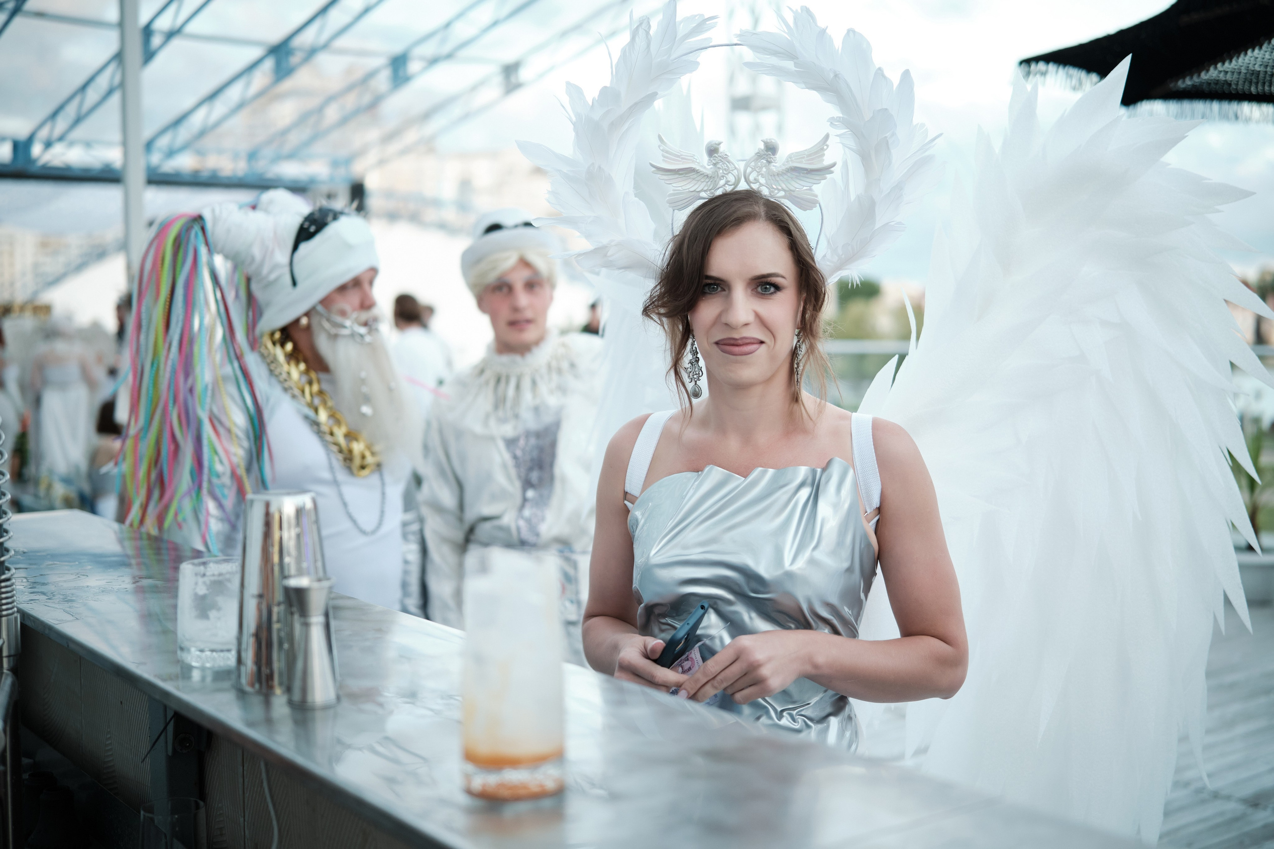 Burning Man на террасе White Point. Репортажный фотограф Дмитрий Литвинский. Минск, Беларусь, мир