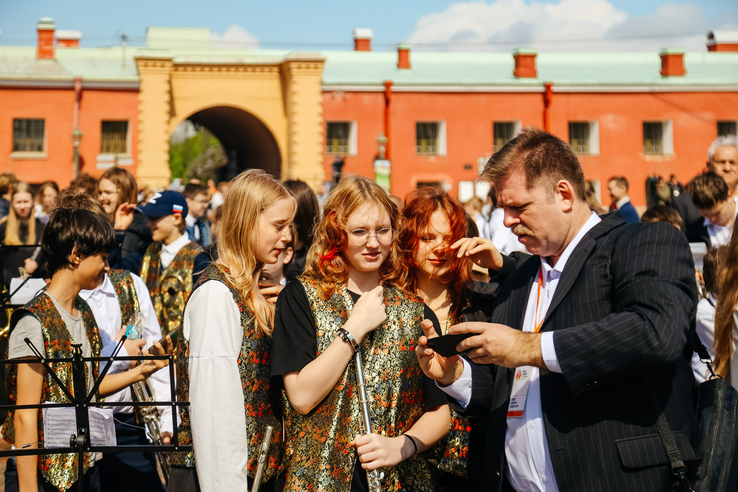 Парад детских духовых оркестров. Семейный фотограф Любовь Саркеева