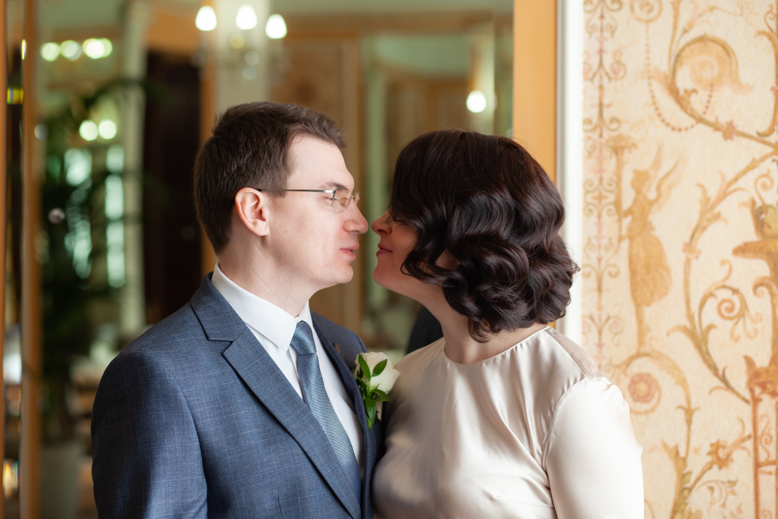 Съемка регистрации в Грибоедовском ЗАГСе. Фотографы в Москве Светлана Устинова и Сергей Грачев