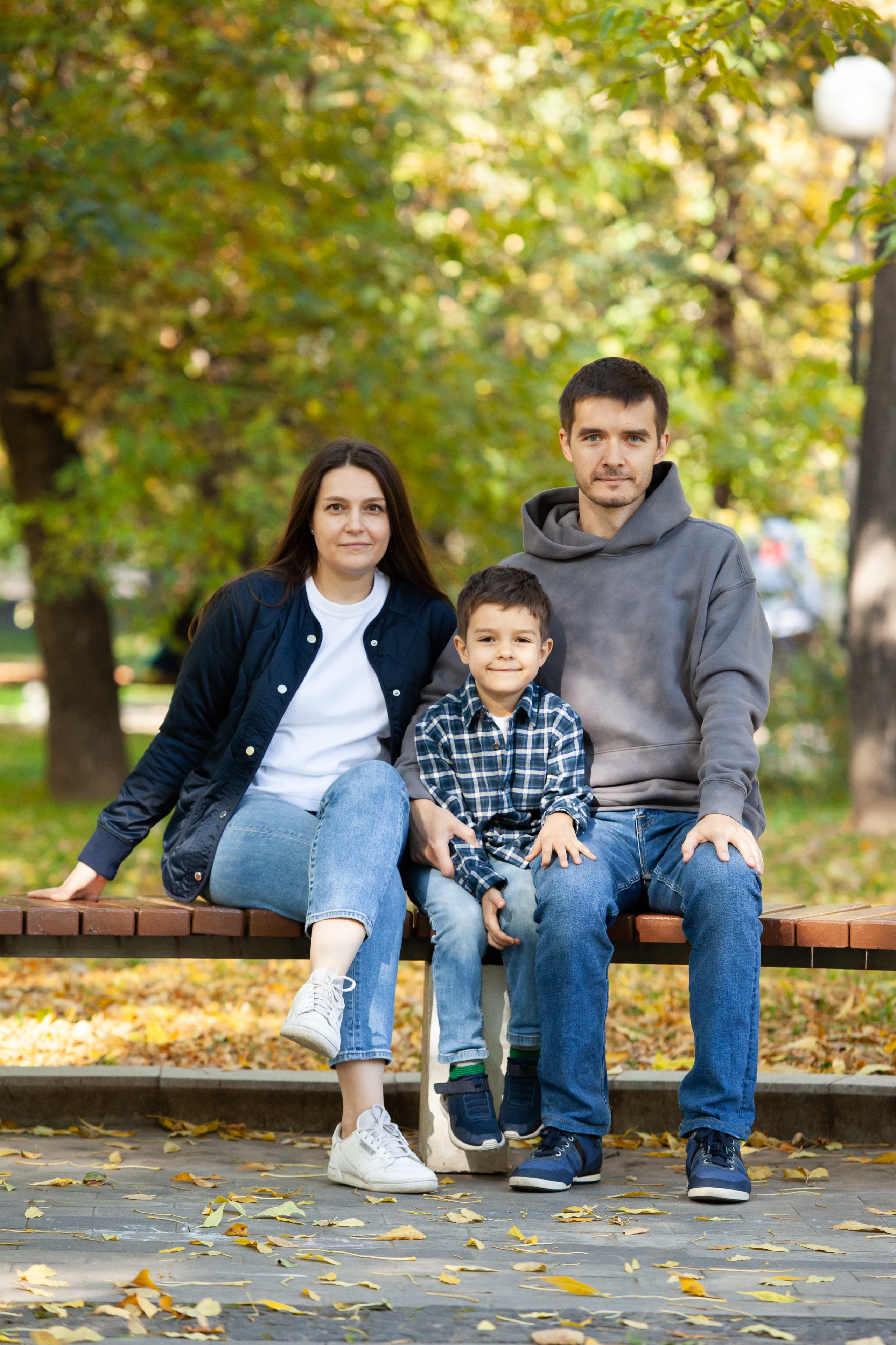 Семейная фотосъемка в саду Баумана. Фотографы в Москве Светлана Устинова и Сергей Грачев