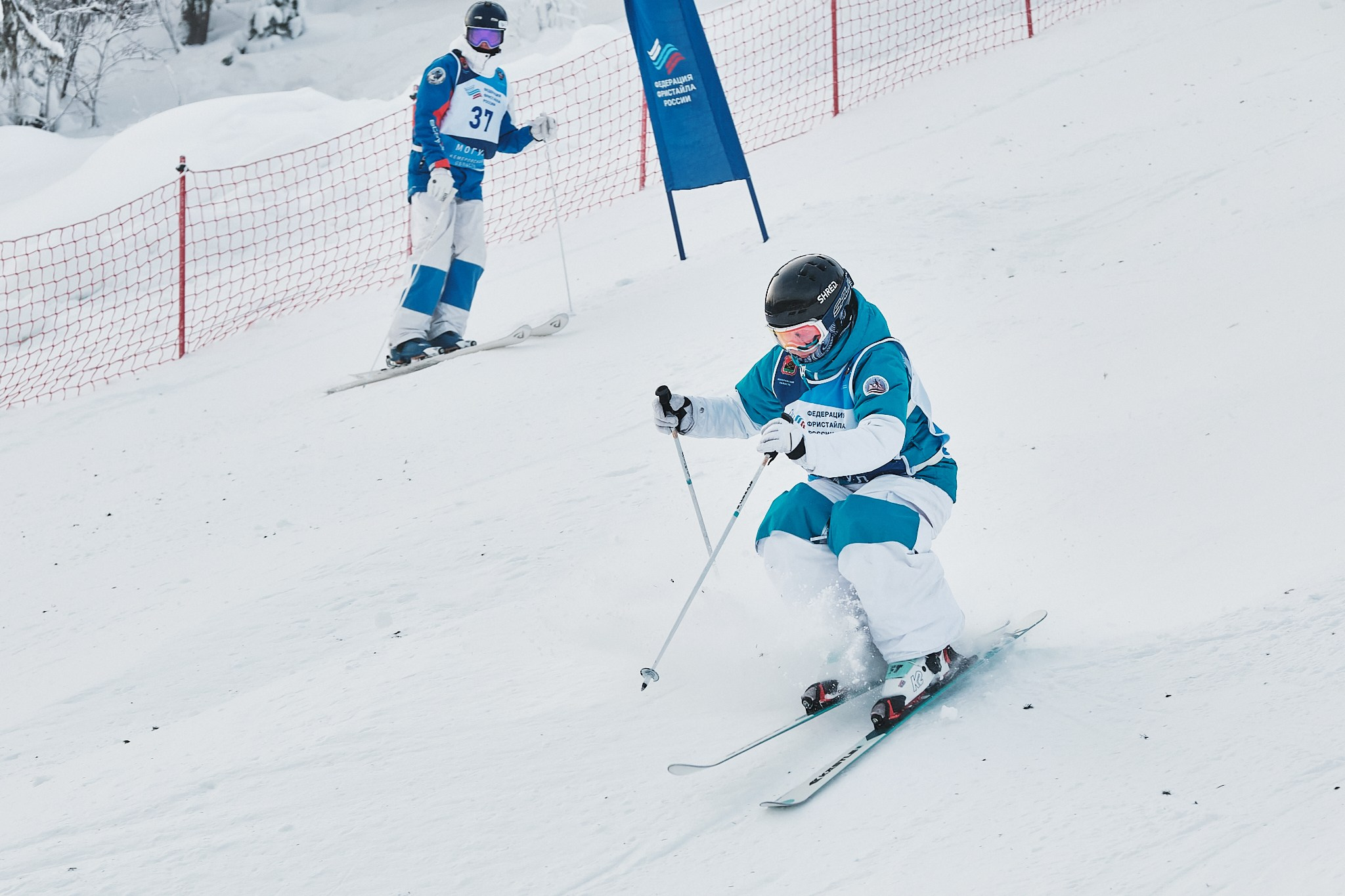 Фотосъемка соревнований по лыжному фристайлу