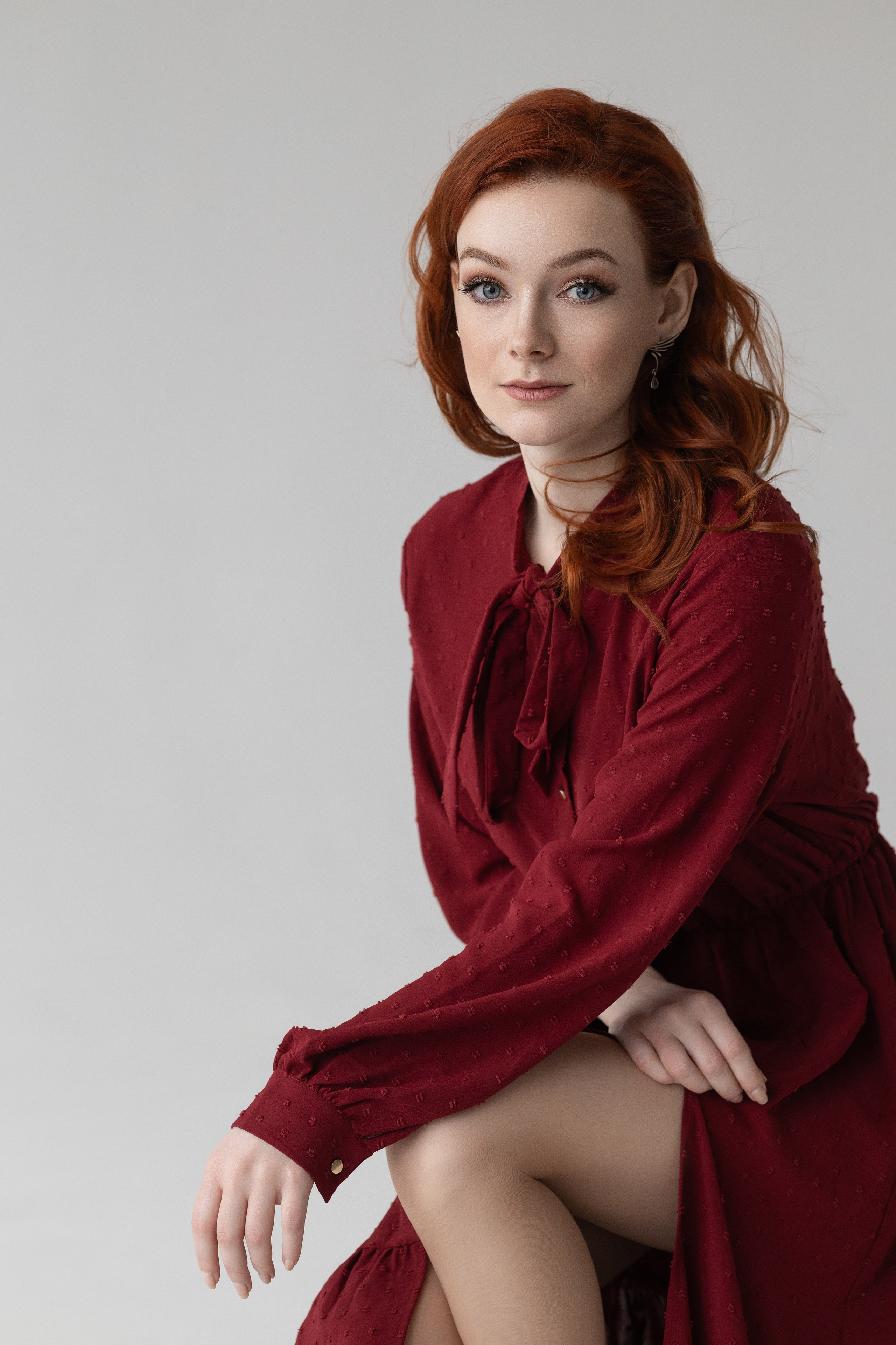 Женский портрет в студии. Фотограф Минск