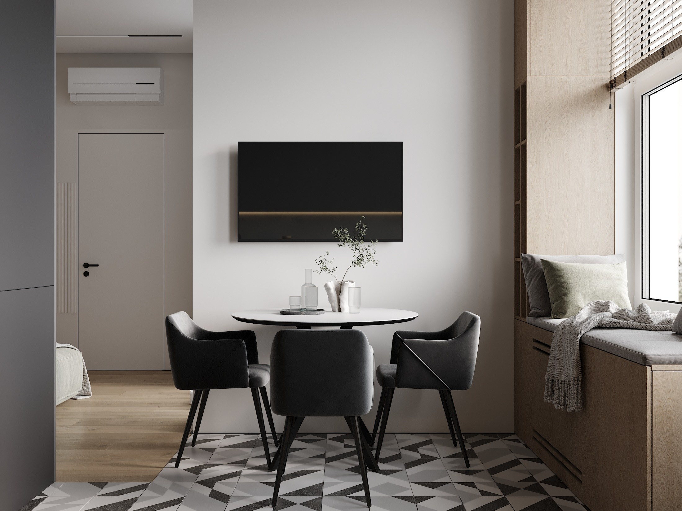 ЖК Sedanka Hills 46.0 кв.м. Дизайнер интерьера и 3D визуализатор Ванчугова Ольга