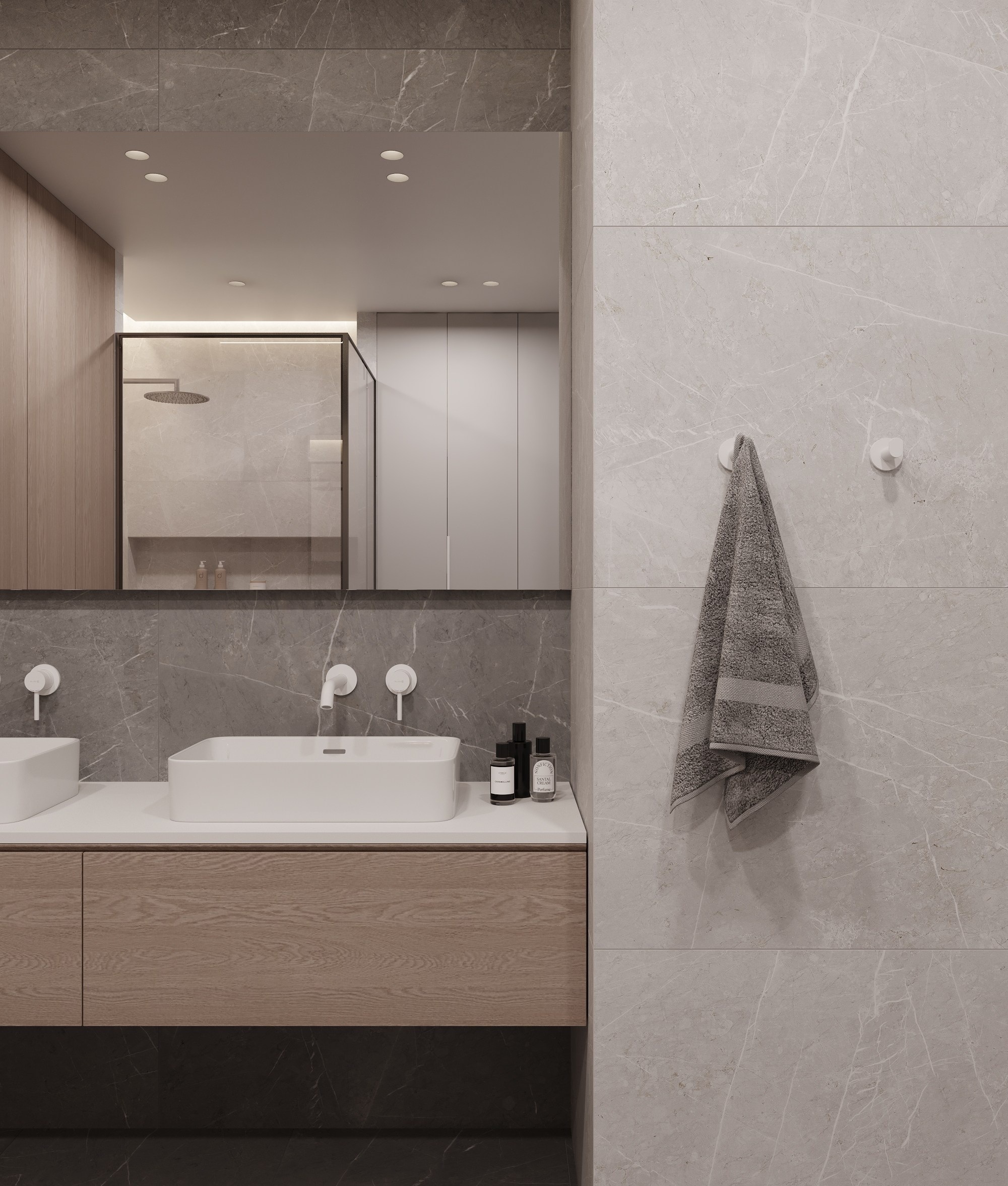 2-я Круговая, 67.3 кв.м. Дизайн интерьера, 3D-визуализация Владивосток