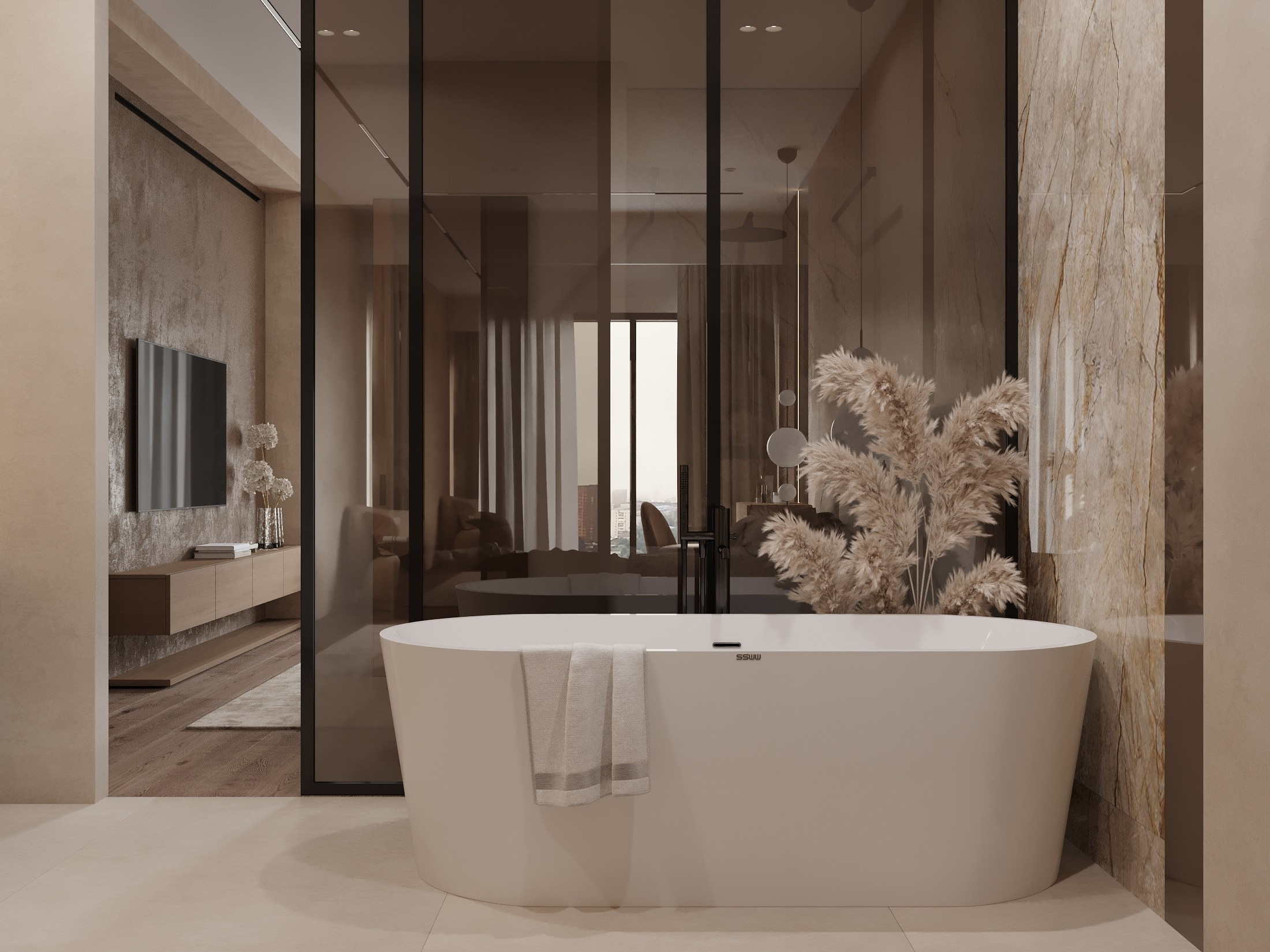 ЖК Аквамарин 112.6 кв.м. Дизайнер интерьера и 3D визуализатор Ванчугова Ольга