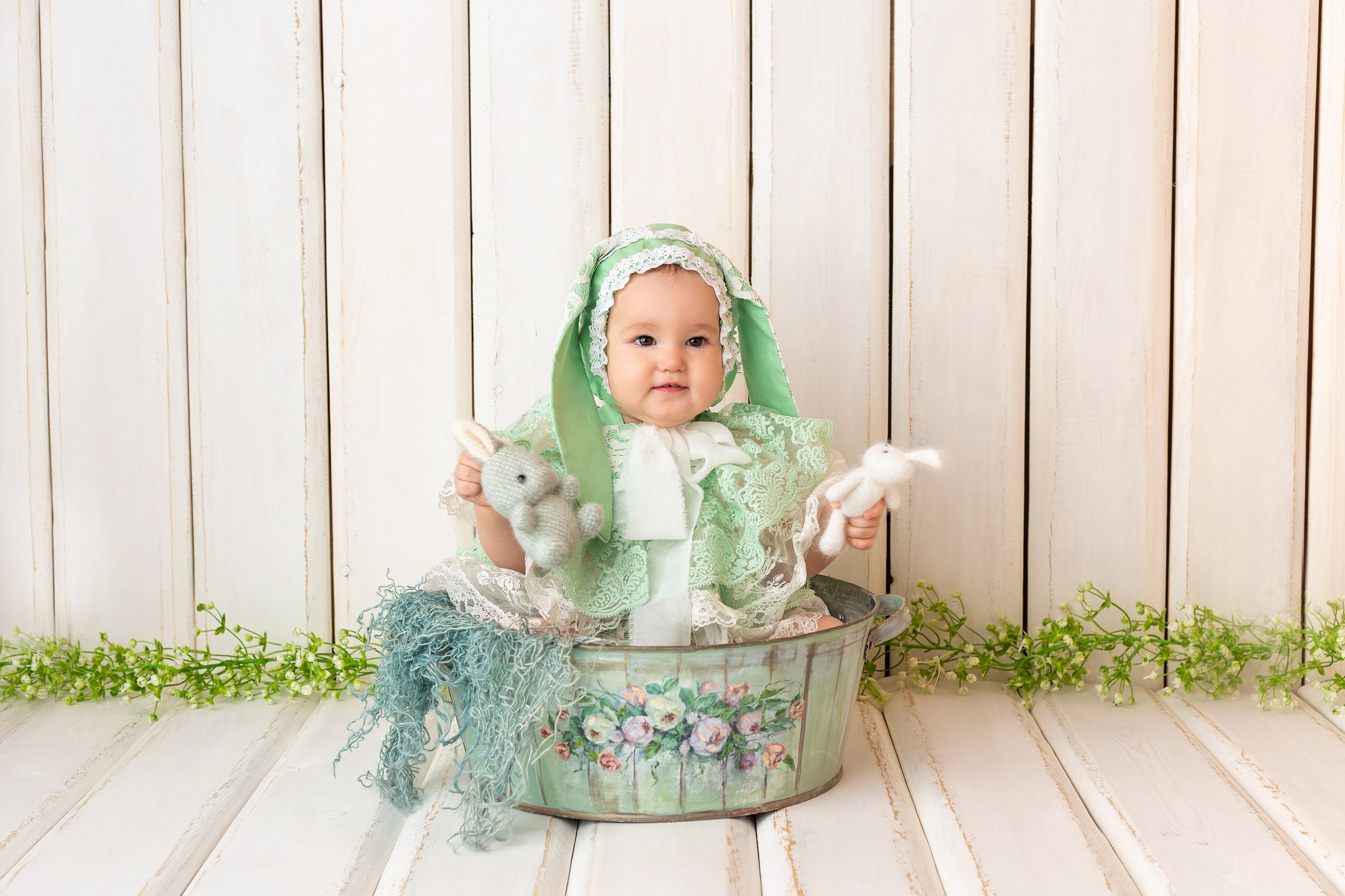 Проект «Годовасие» (12 месяцев). Фотограф новорожденных и детский фотограф в Радужном Васильева Елена