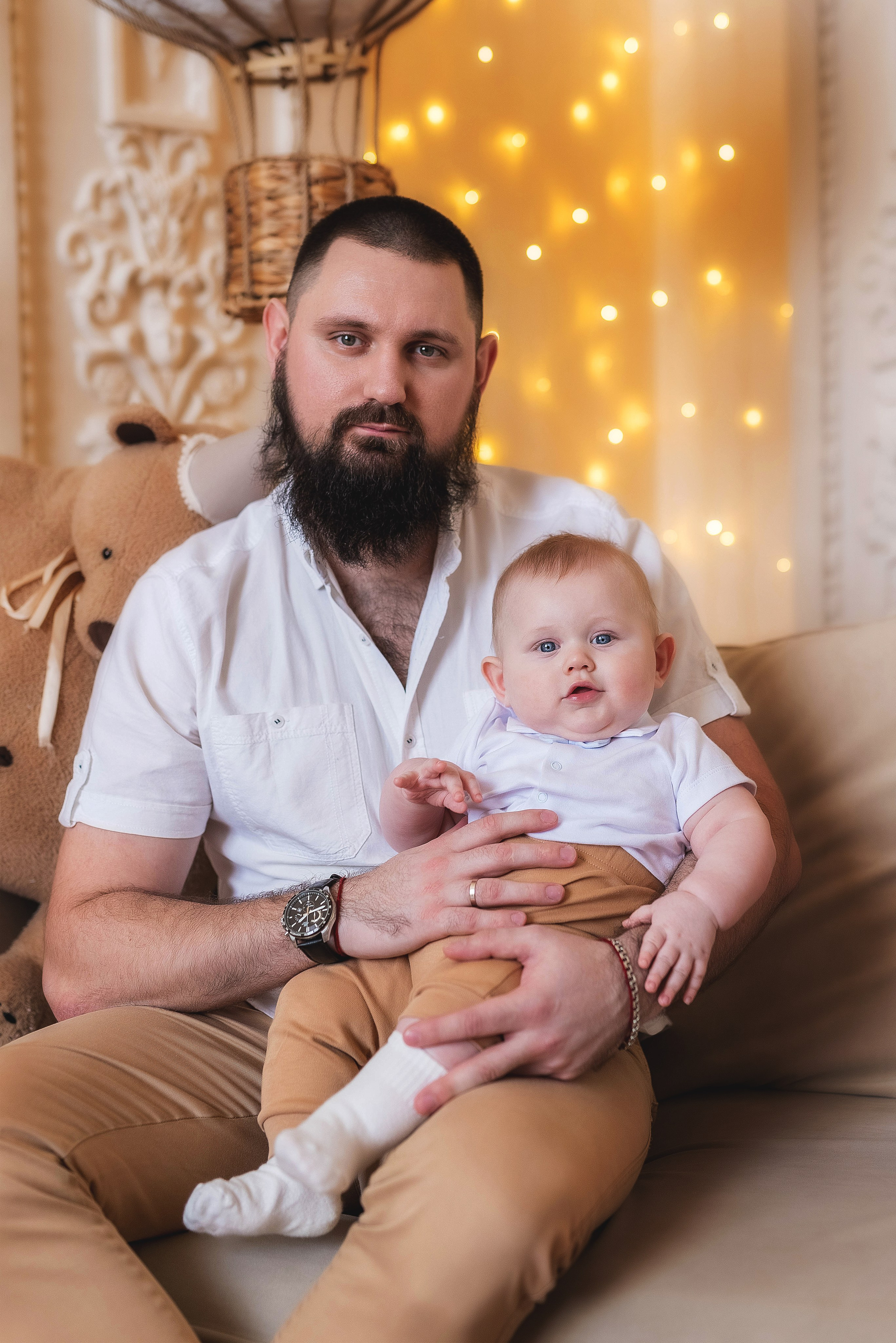 Семейная фотосессия в студии. Семейный, детский фотограф в Воронеже Анна Никитина