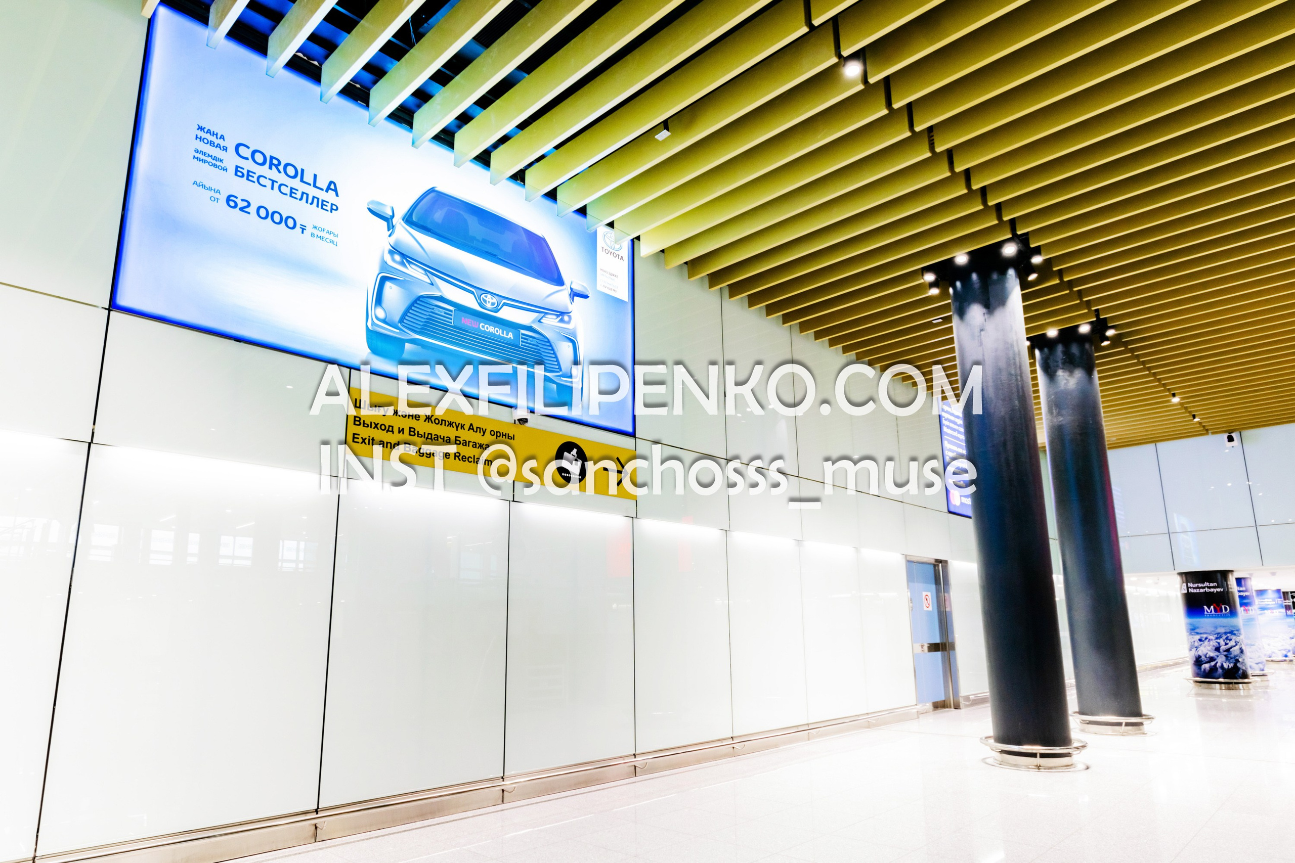 Фотосъемка для рекламного оператора MYD Production в Аэропорту Астаны. Фотограф интерьера недвижимости и архитектуры в Астане