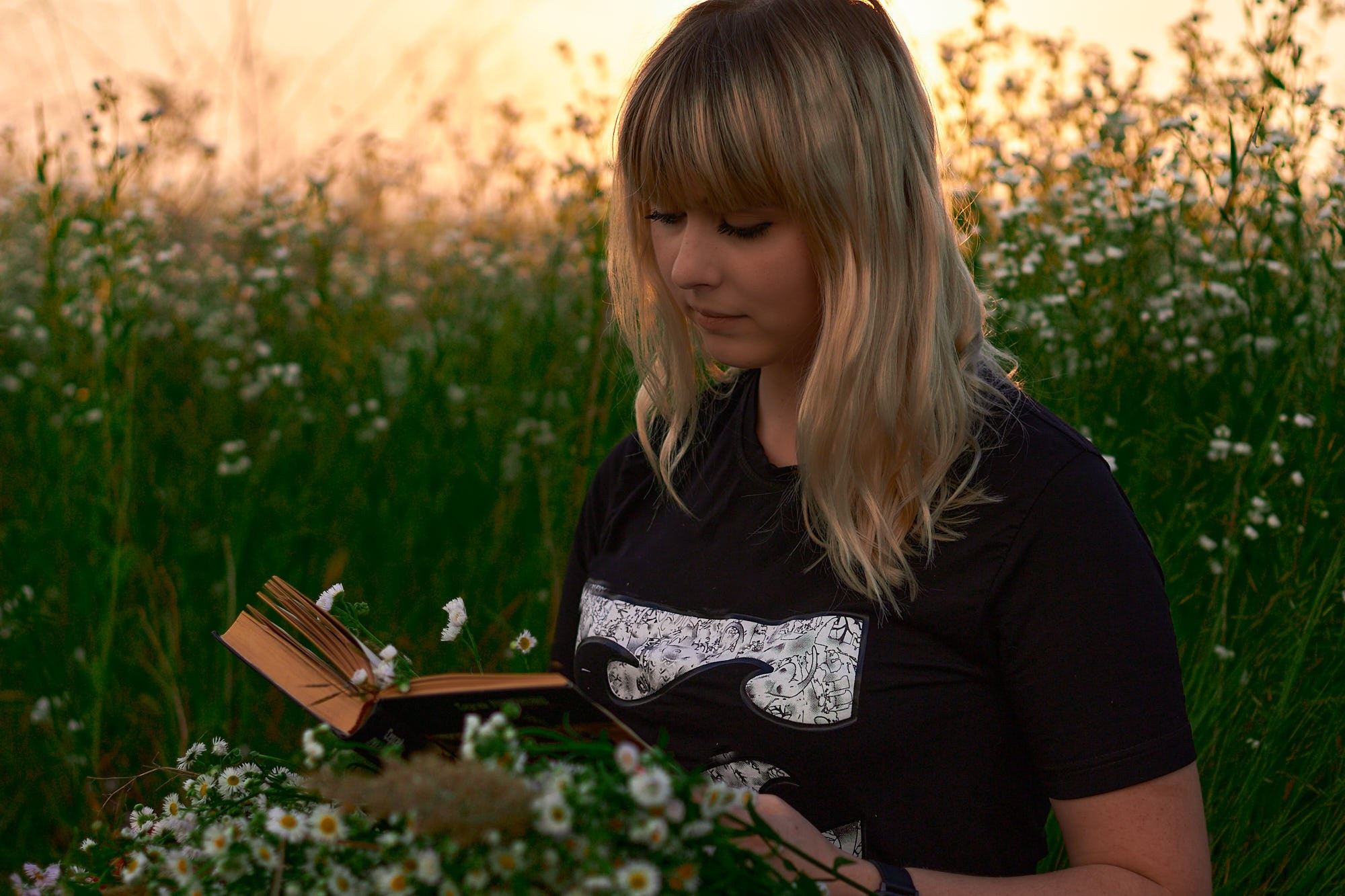 Фотосессия в ромашковом поле Лиля. Семейный и свадебный фотограф в Краснодаре Михеева Светлана