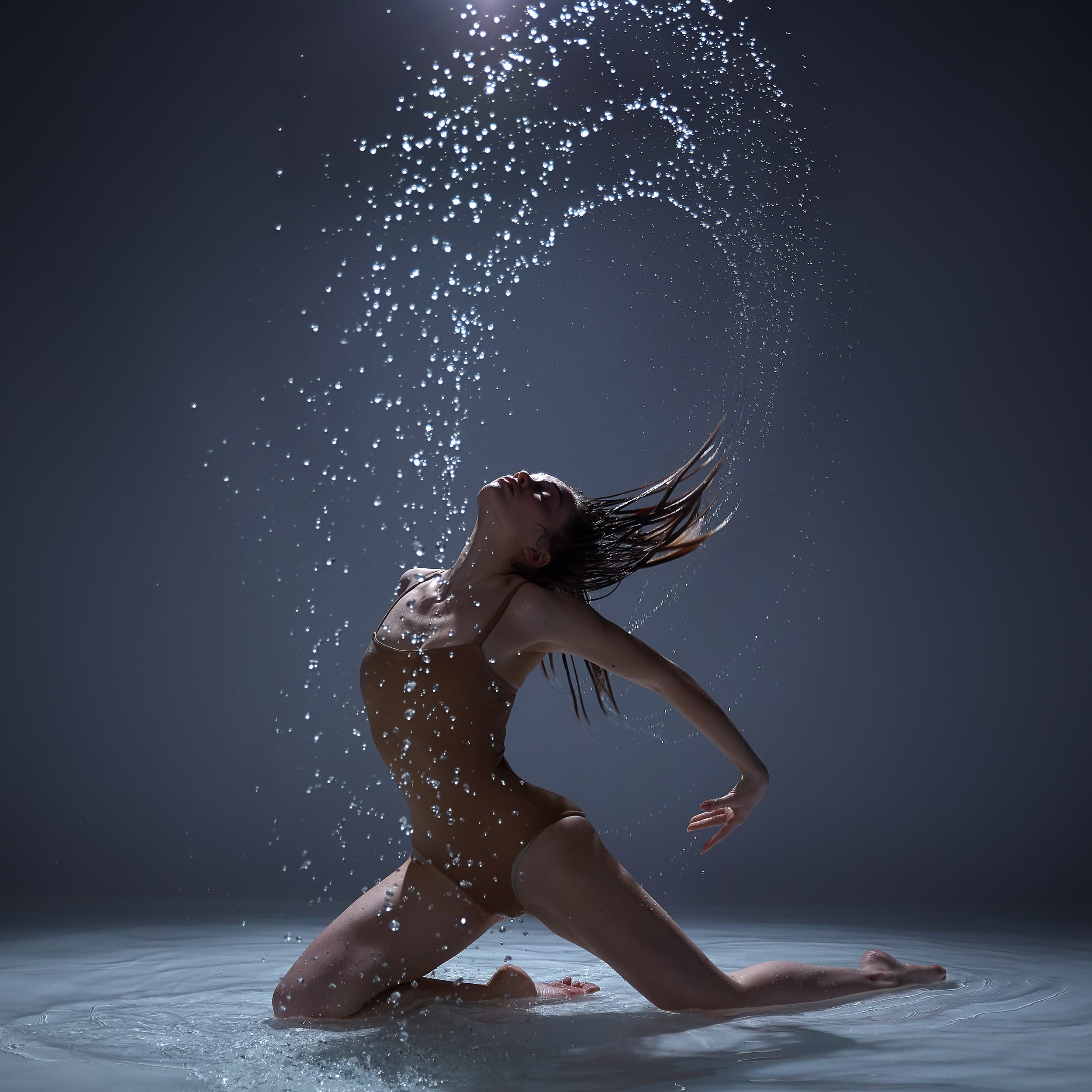 Аква-фотосессия гимнастки «AQUA-GYMNASTICS» Фотограф Михаил Семенов