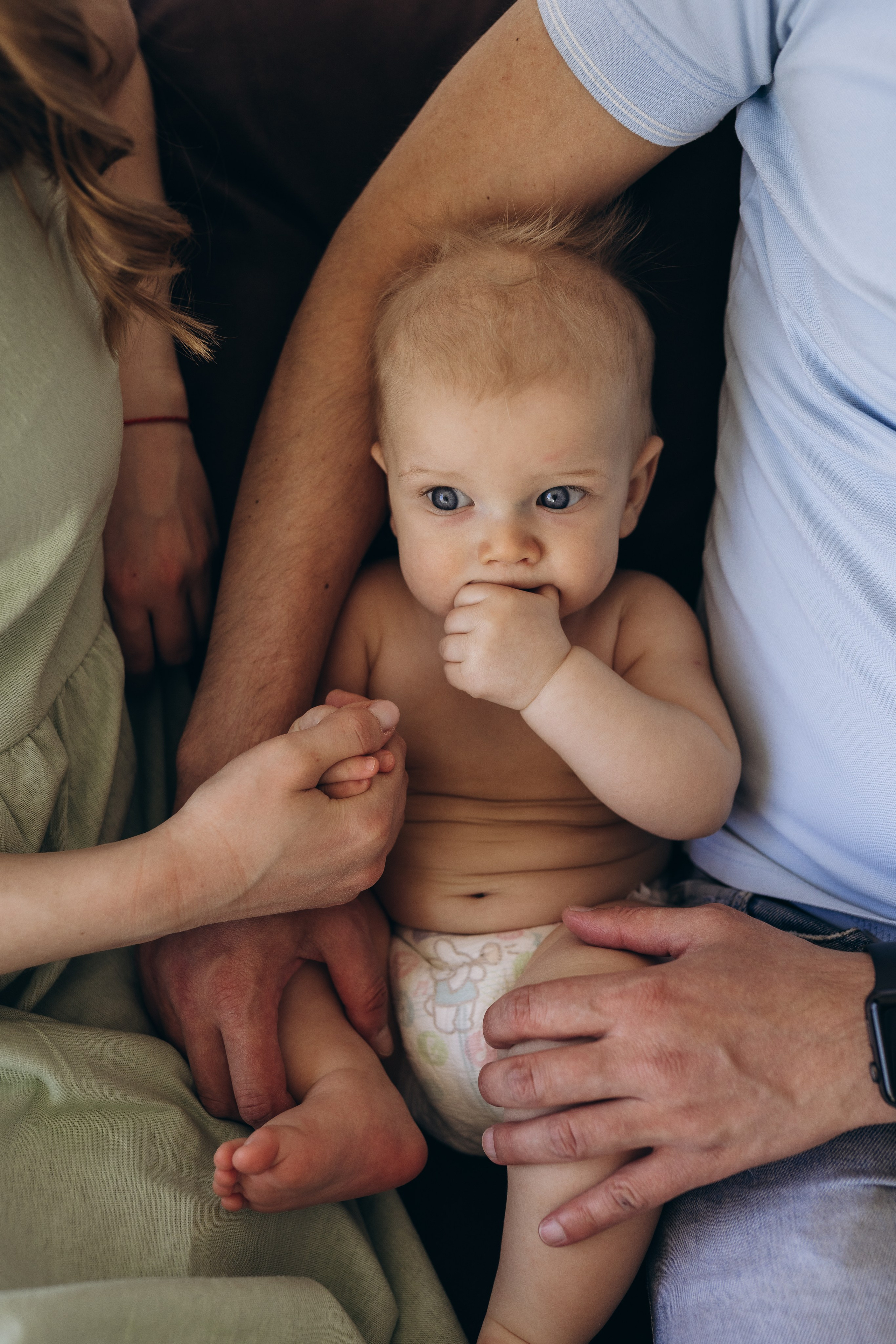 Семейная фотосессия в студии в Москве, семейный фотограф Анна Полушина. Свадебный фотограф в Москве Анна Полушина