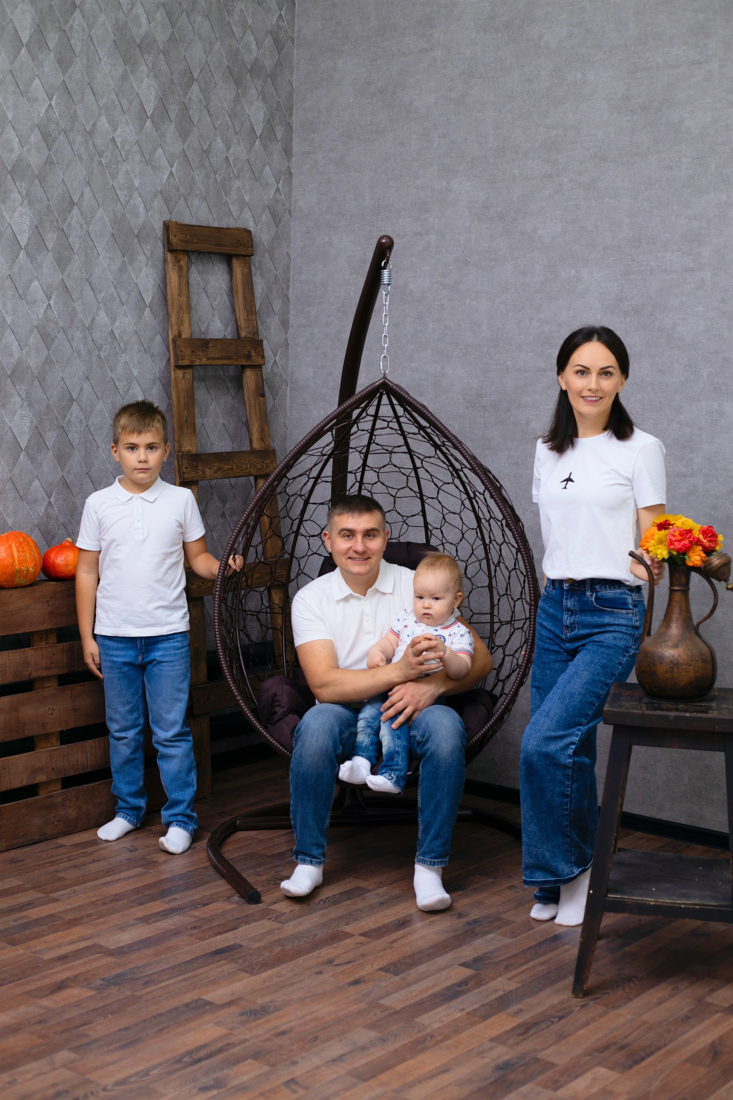 Семейная съемка и годик. Фотограф новорожденных Химки, Красногорск, Мытищи и Москва Елена Третьяк