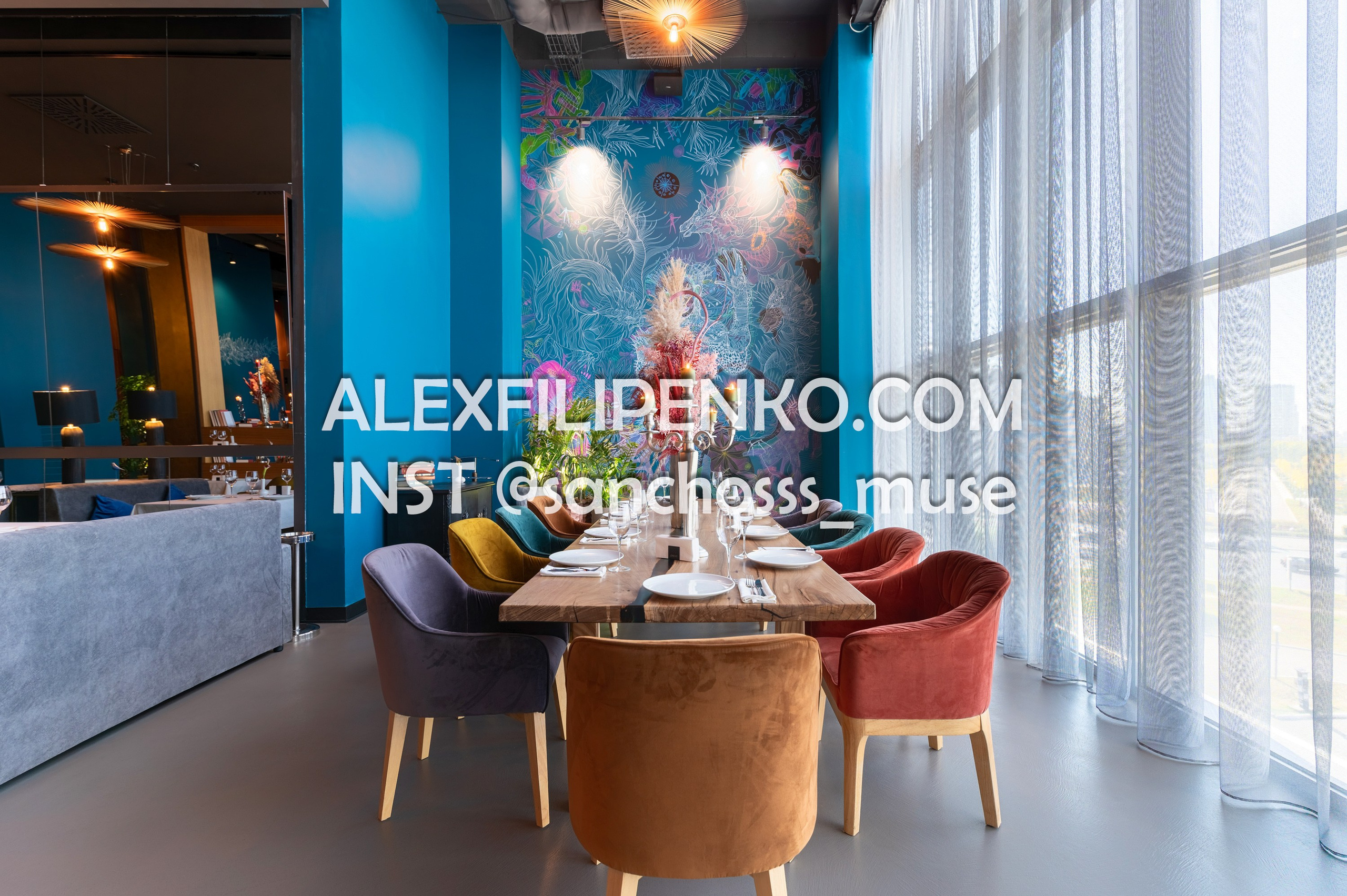 Ресторан Once. Фотограф интерьера недвижимости и архитектуры в Астане