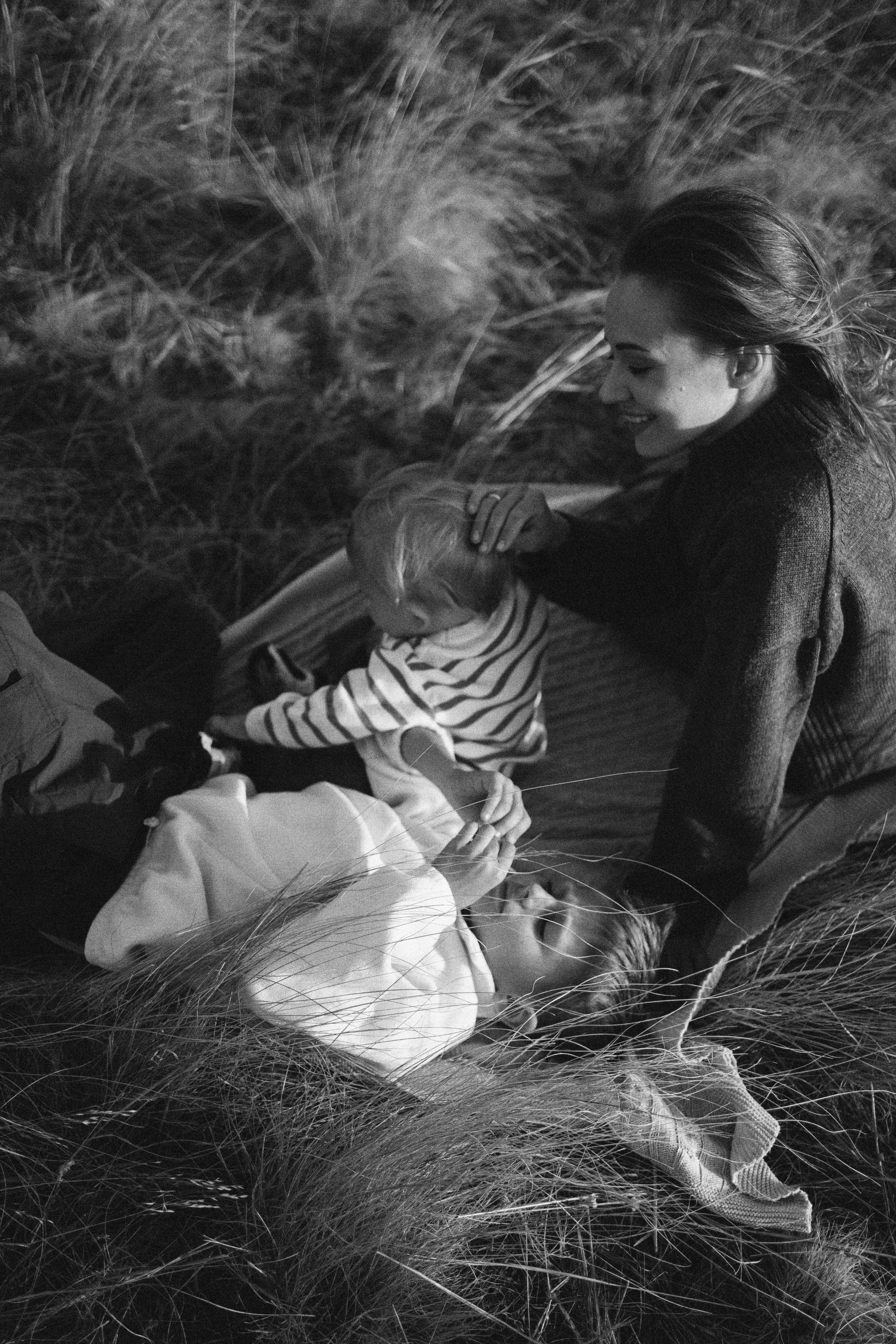 Семейная история, закат в Мержаново. Семейный и детский фотограф, таганрог, ростов-на-дону