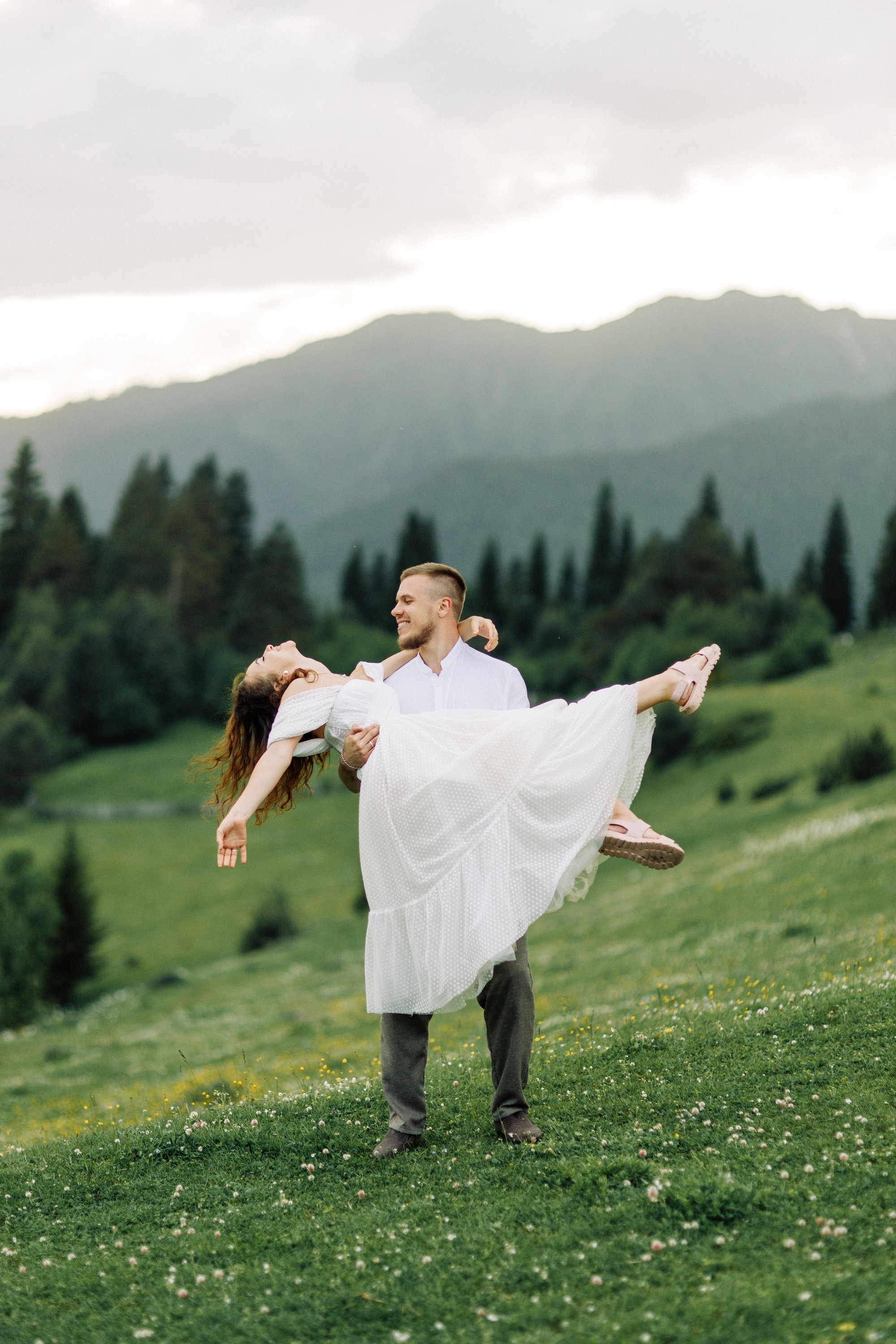 Свадьба в горах Сванетии в Грузии