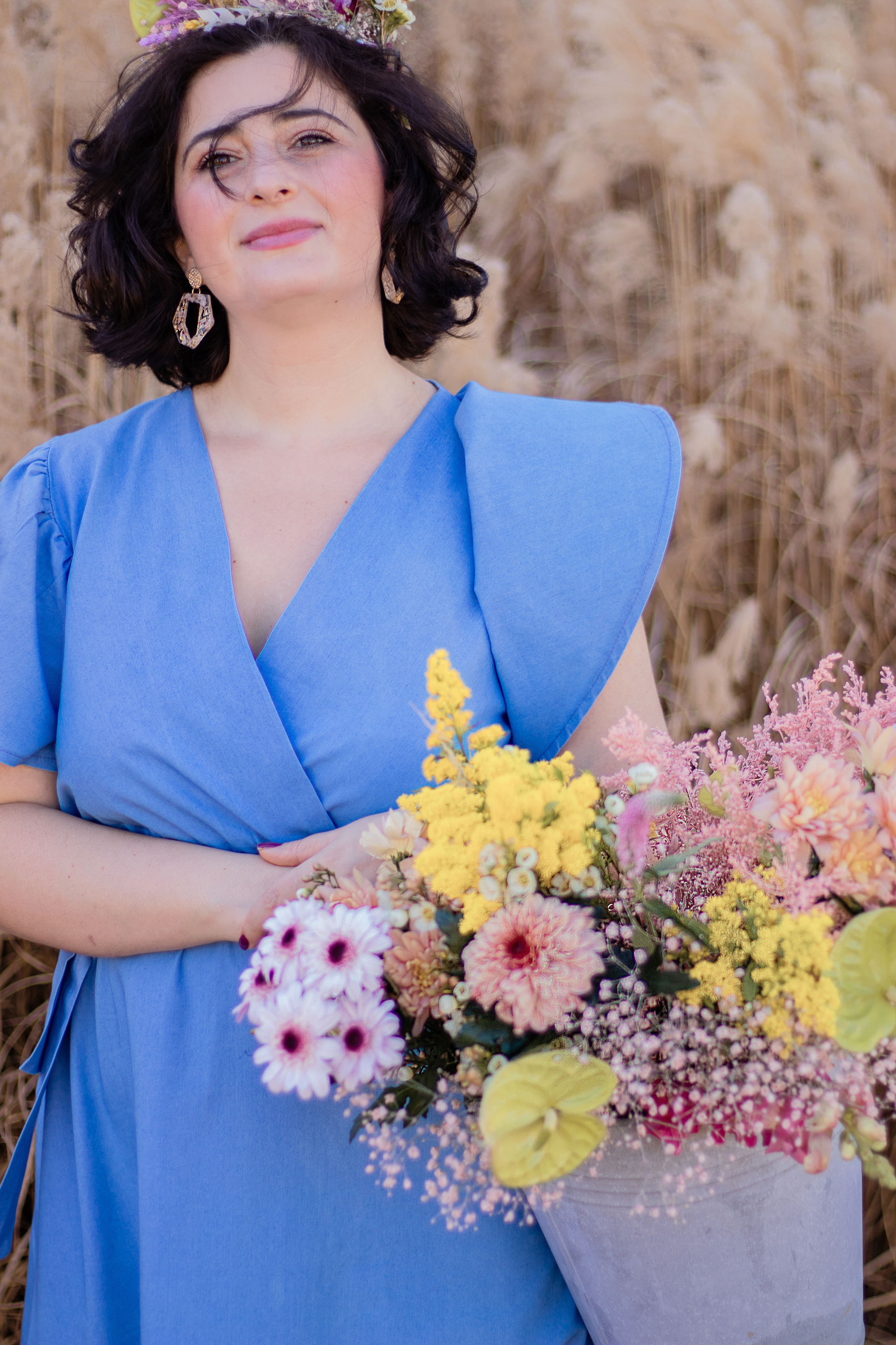 Flower dreams, Seda’s spring photoshoot. Family, Children and Business photographer in Belgium