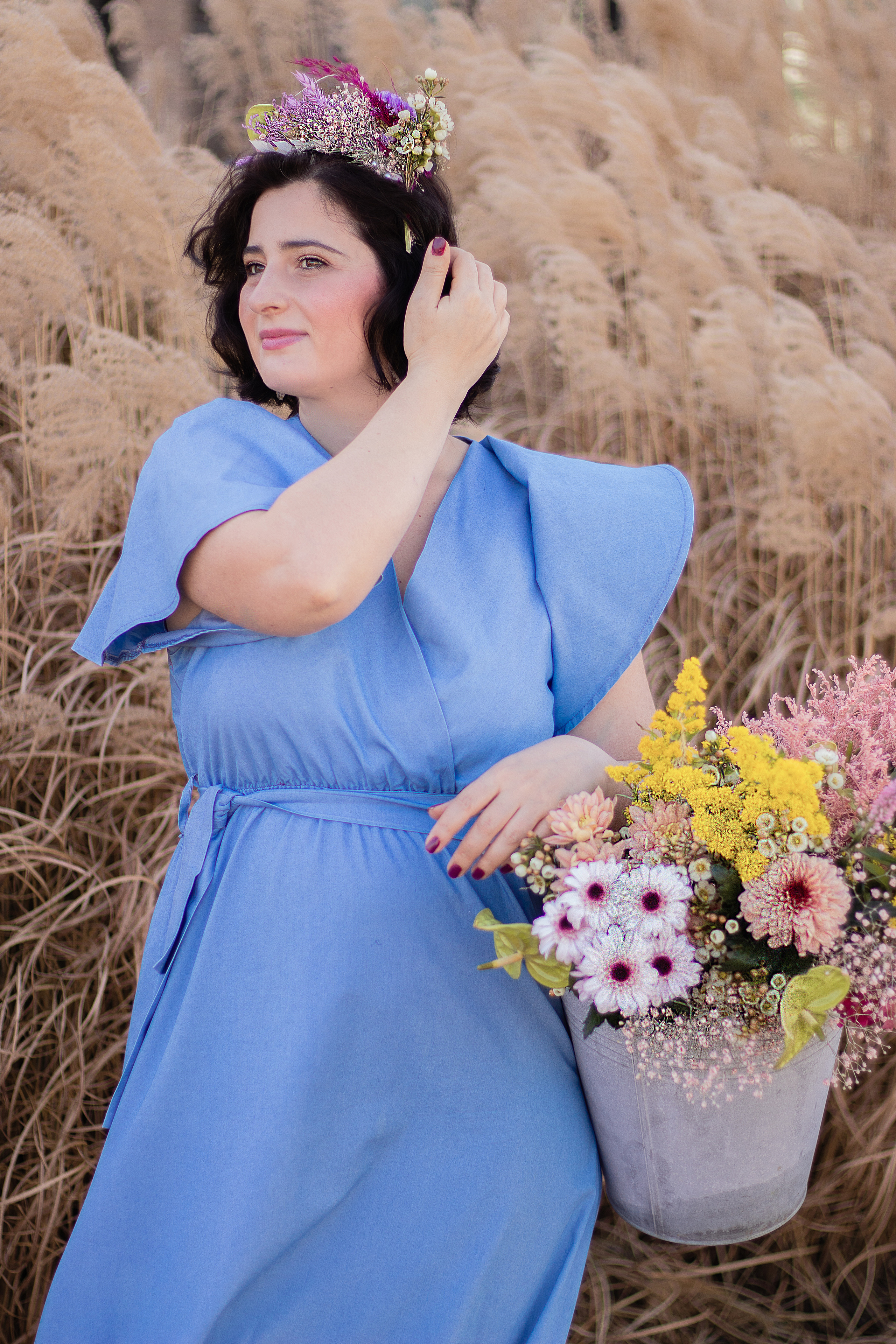 Flower dreams, Seda’s spring photoshoot. Family, Children and Business photographer in Belgium