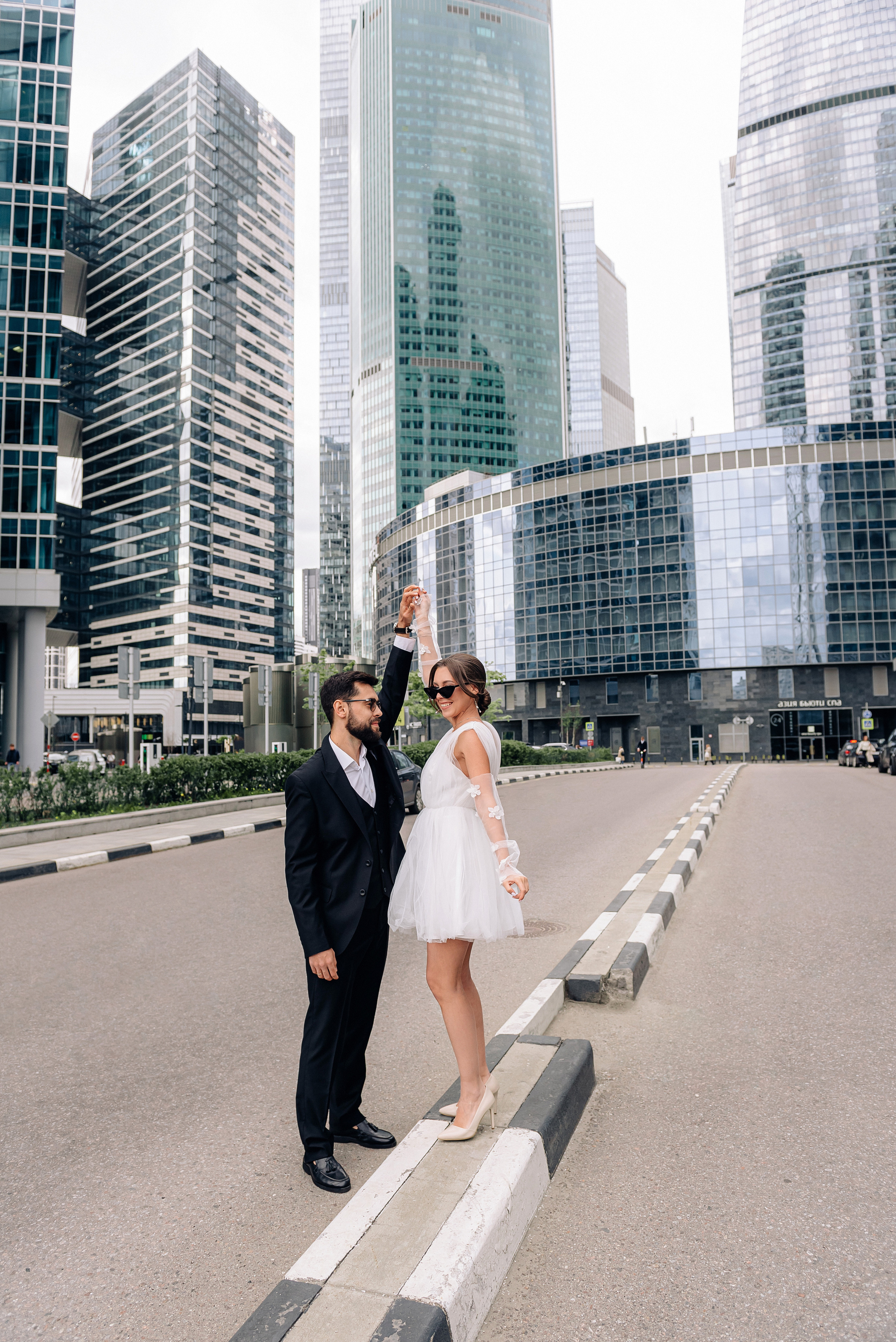 Свадебная церемония в Москва-Сити