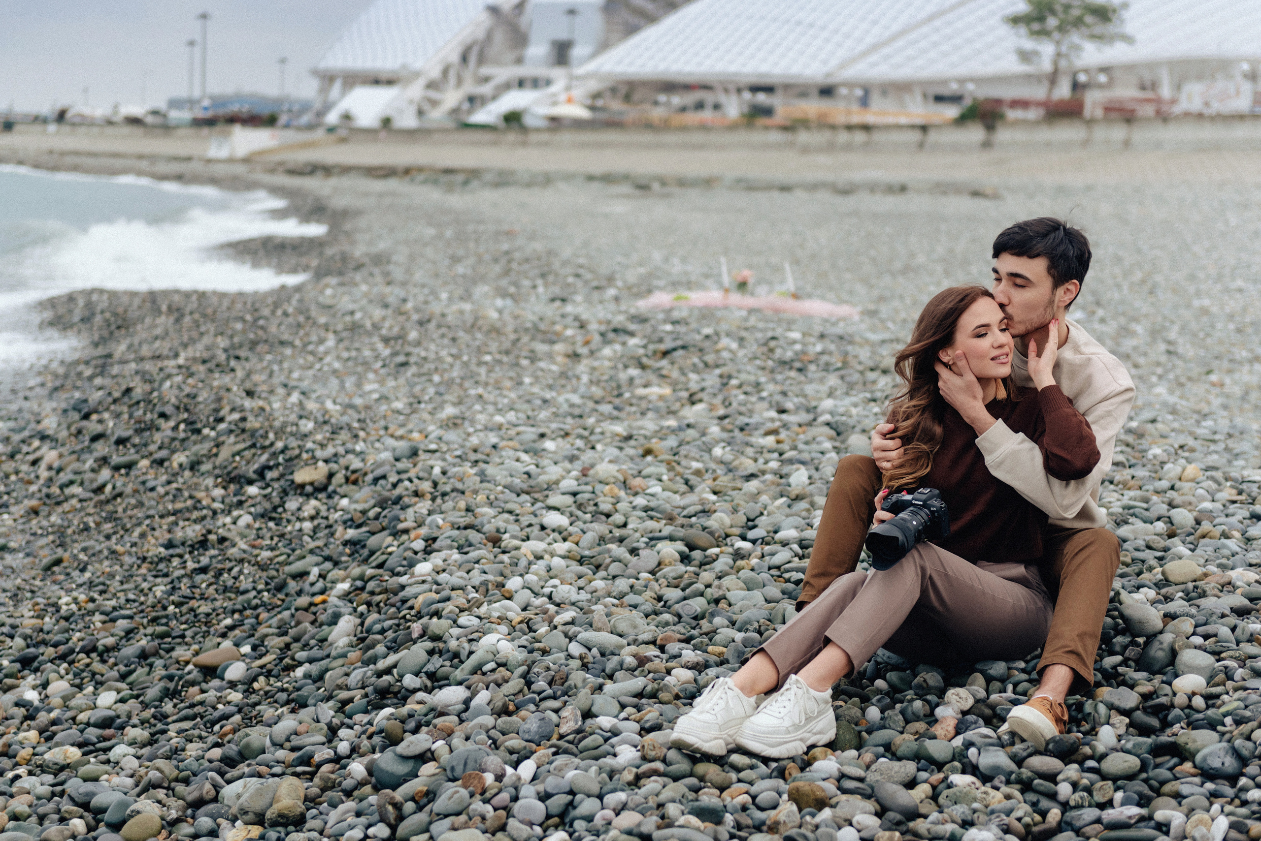 Фотосессия на рассвете у моря. Портретный фотограф Москва Светлана Кашура