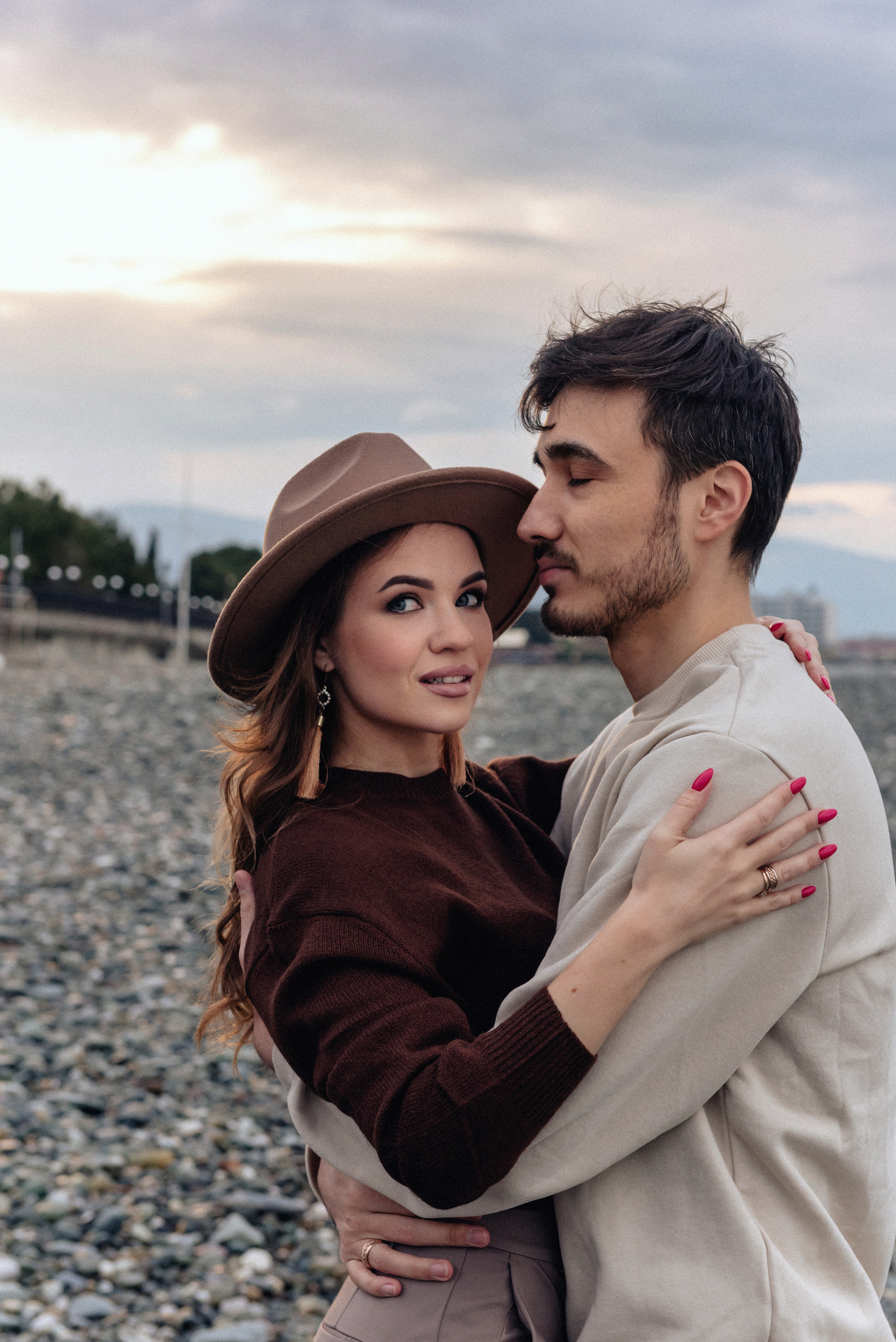 Фотосессия на рассвете у моря. Портретный фотограф Москва Светлана Кашура