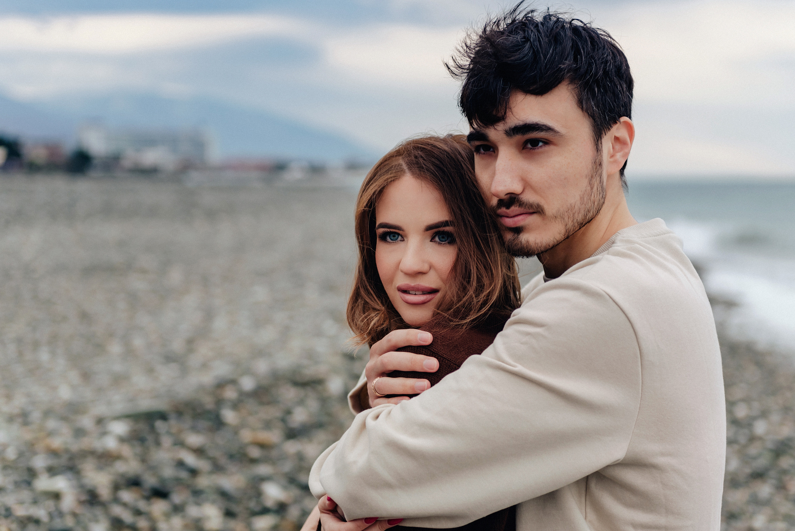 Фотосессия на рассвете у моря. Портретный фотограф Москва Светлана Кашура