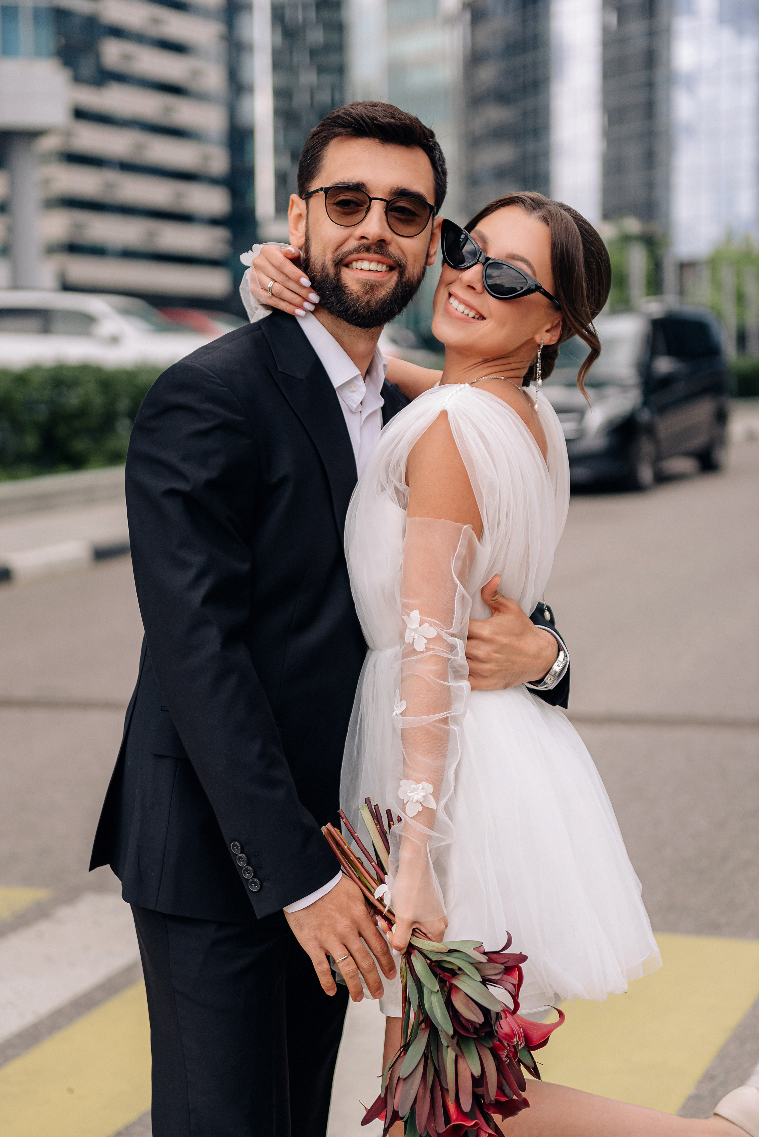 Свадебная фотосессия Москва-Сити