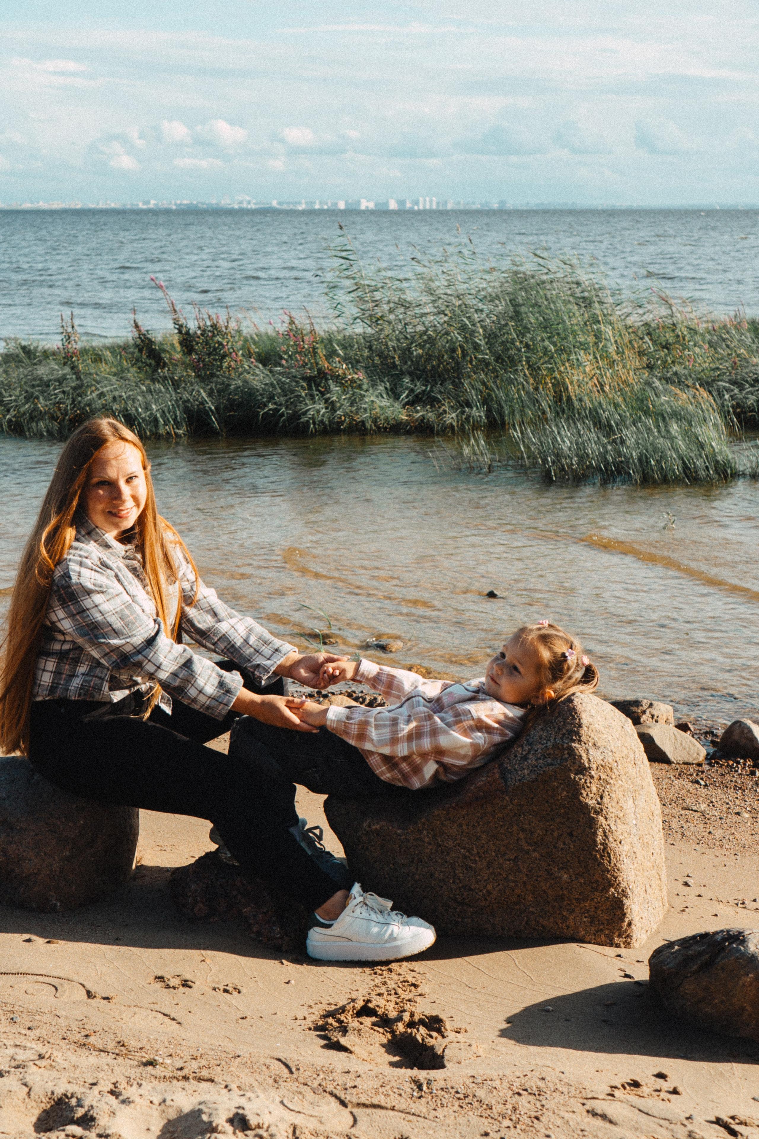 МАМА И ДОЧКА НА ФИНСКОМ ЗАЛИВЕ. Профессиональный фотограф, Санкт-Петербург — Виктория Богомолова
