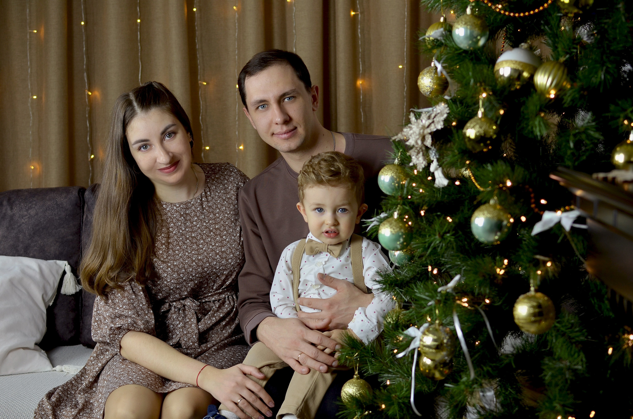 Озорная Новогодняя фотосессия. Семейный и детский фотограф в городе Грязи Олеся Огурцова