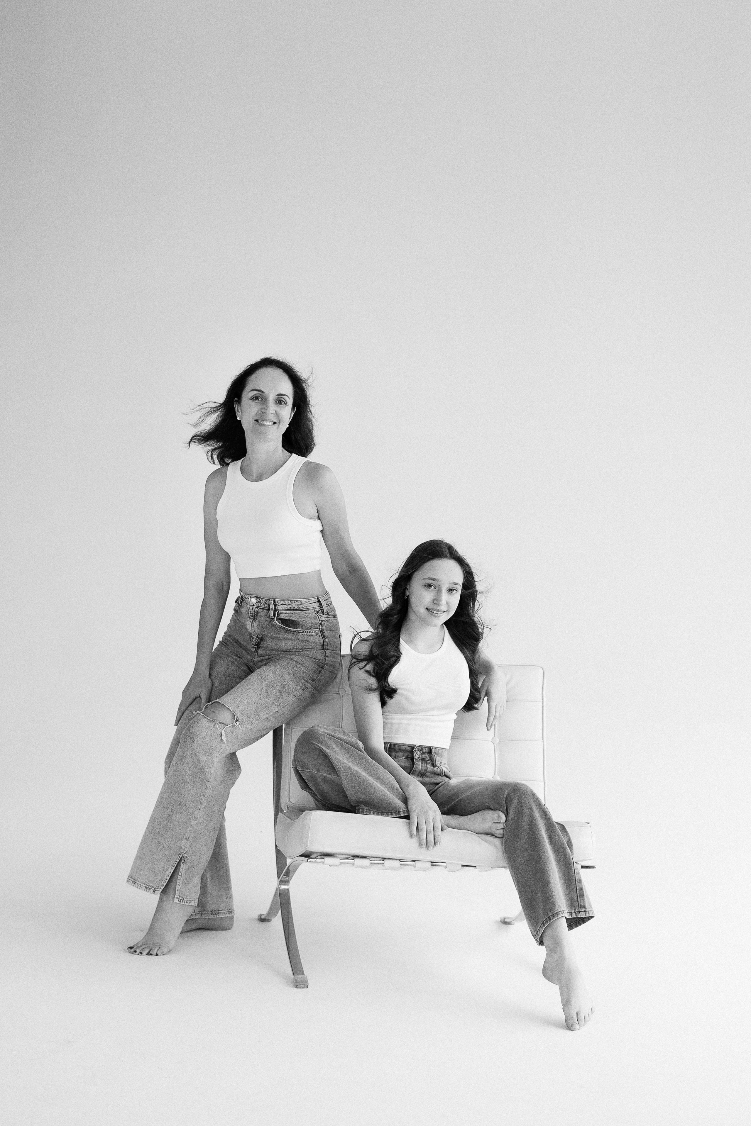 Фотосессия мамы с дочкой-подростком. Семейный фотограф в Москве Марина Петра