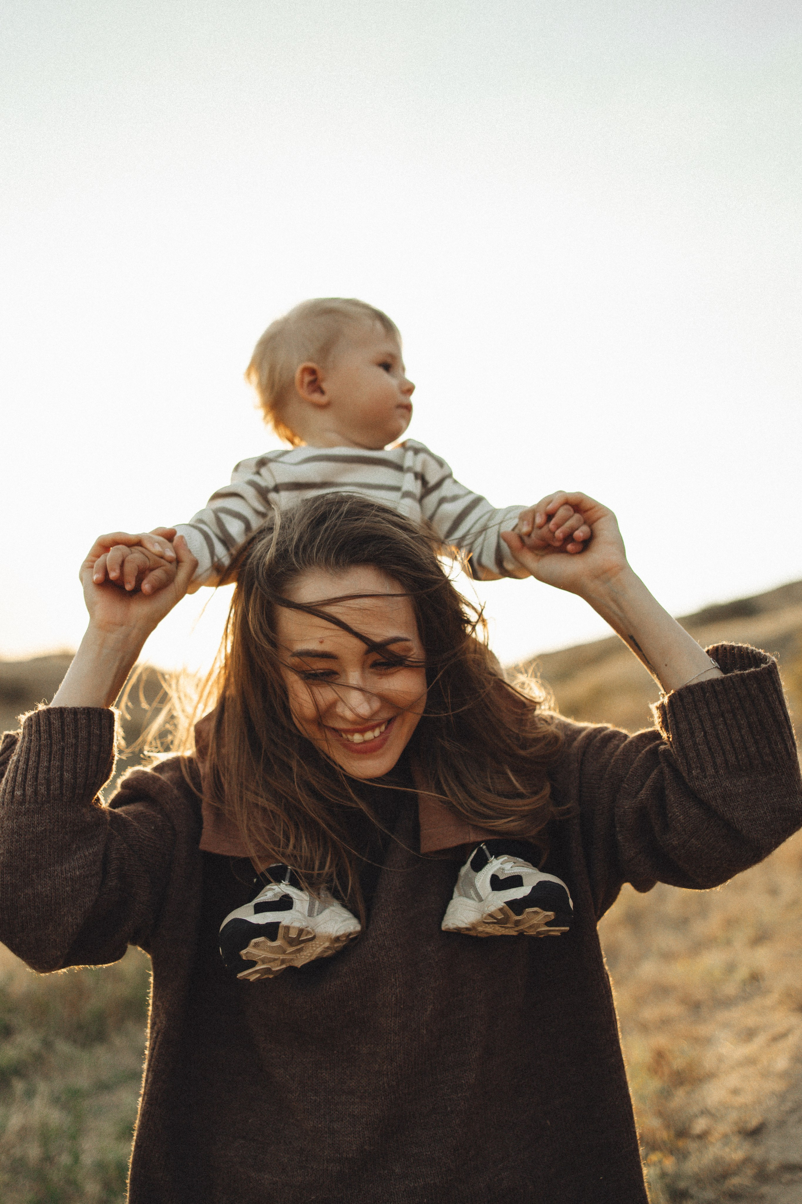 Семейная история, закат в Мержаново. Семейный и детский фотограф, таганрог, ростов-на-дону