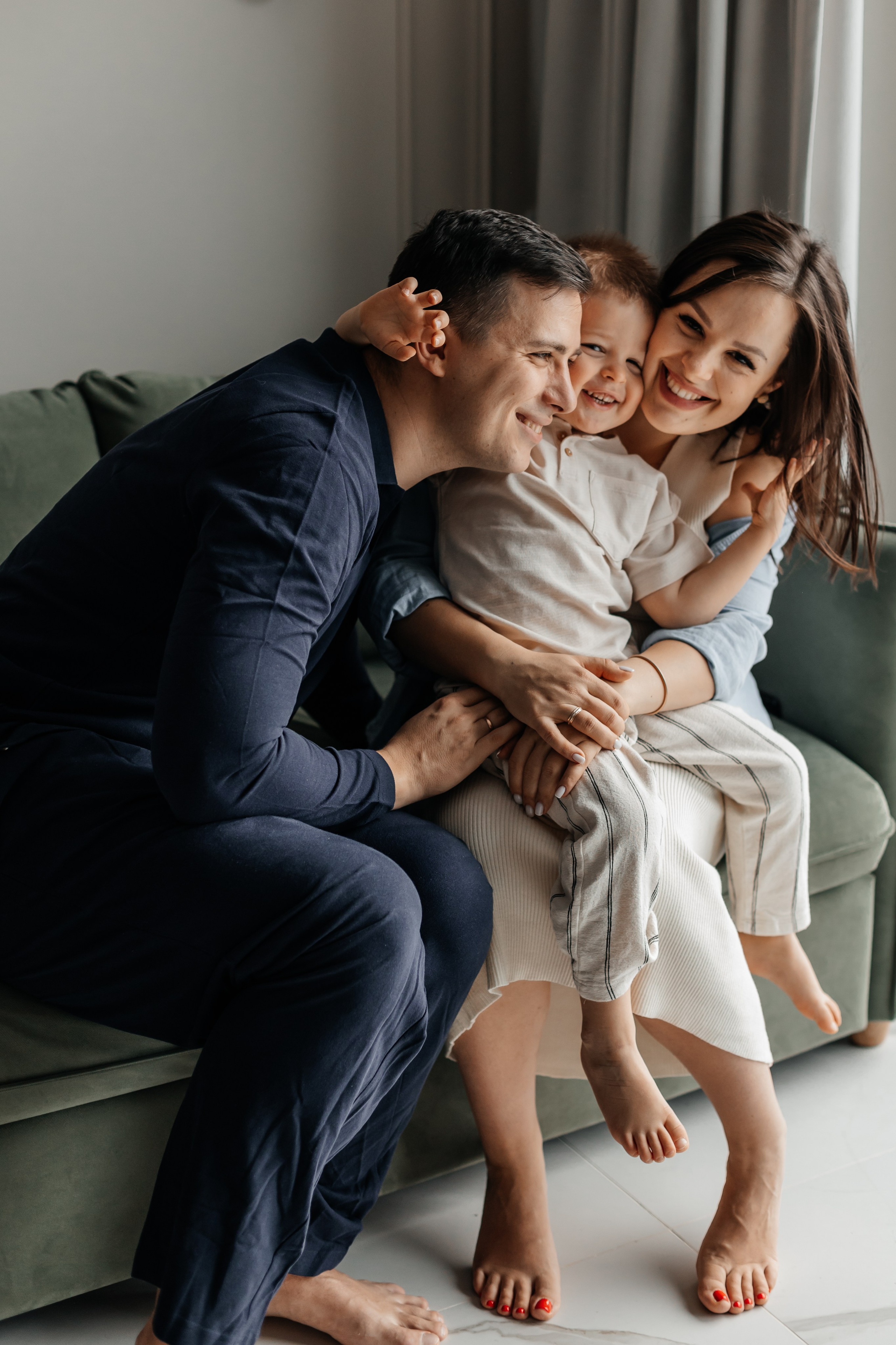 Про Юлю, Андрея и Артема. Семейный, женский фотограф Москве Лиза Лутцева