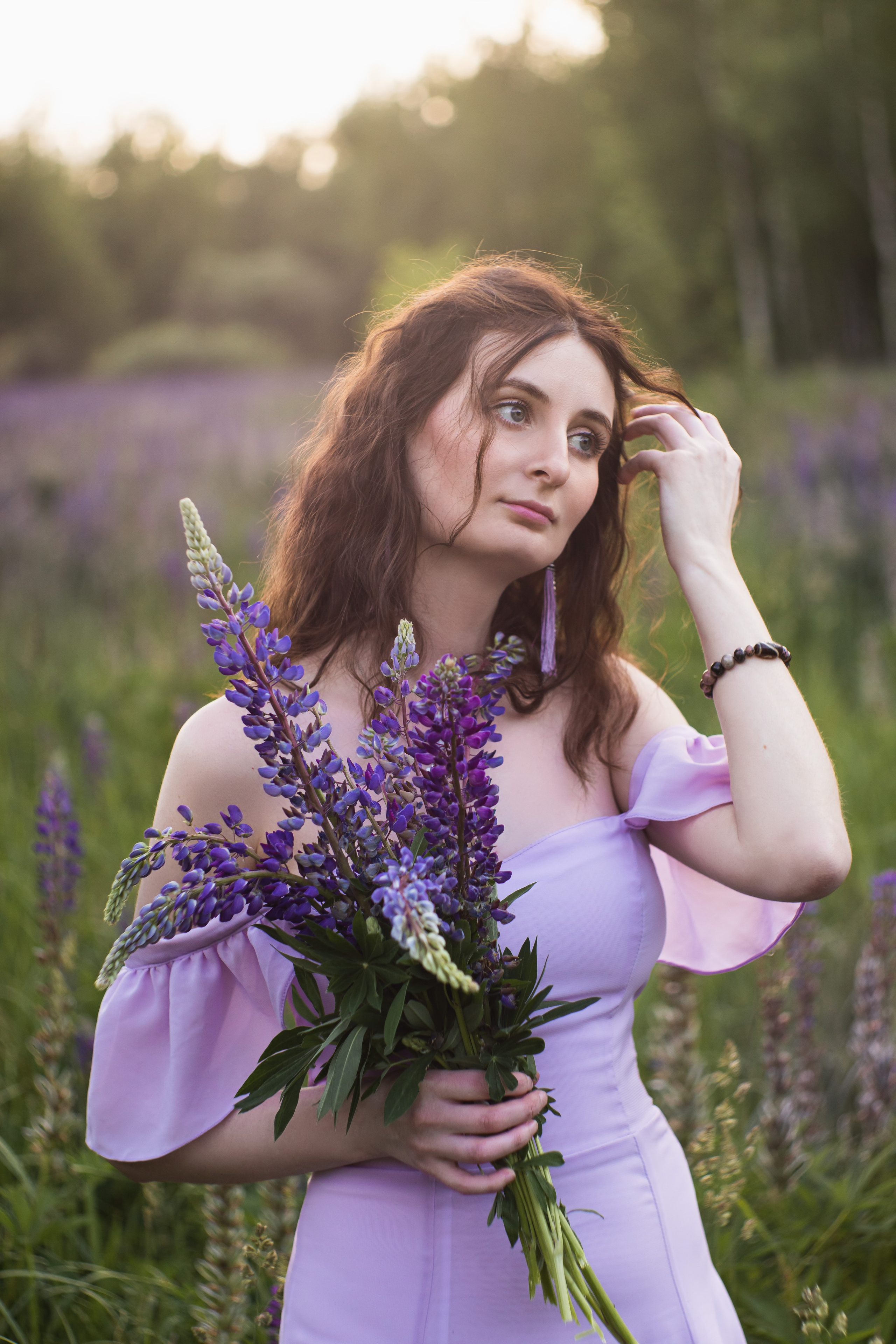 Люпиновое поле. Юлия Башкатова, сказочный фотограф, Москва