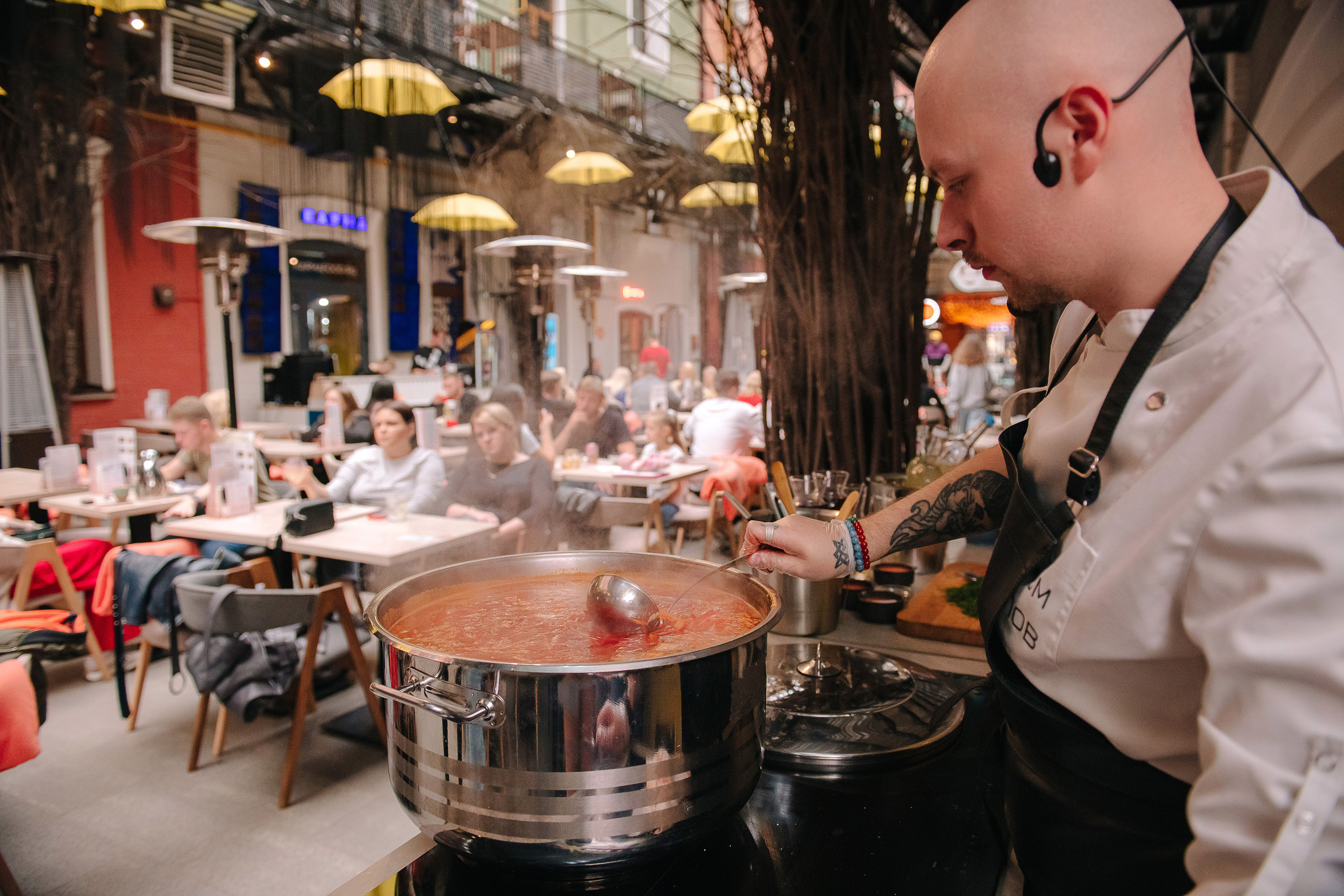 Гастродвор. Бранч. Мастер-класс по приготовлению борща. Фотограф Валерия Голубева (Миронова)