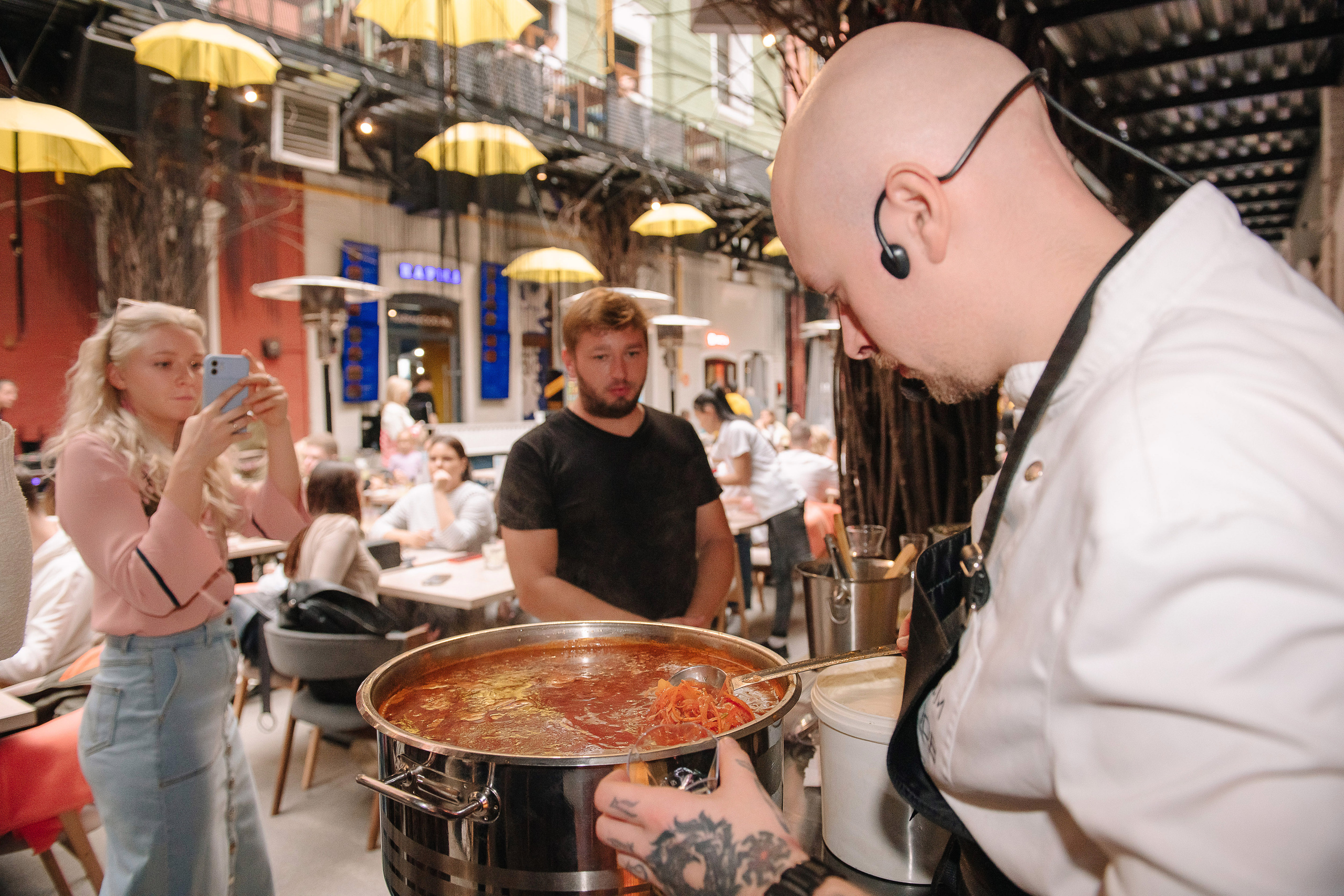 Гастродвор. Бранч. Мастер-класс по приготовлению борща. Фотограф Валерия Голубева (Миронова)