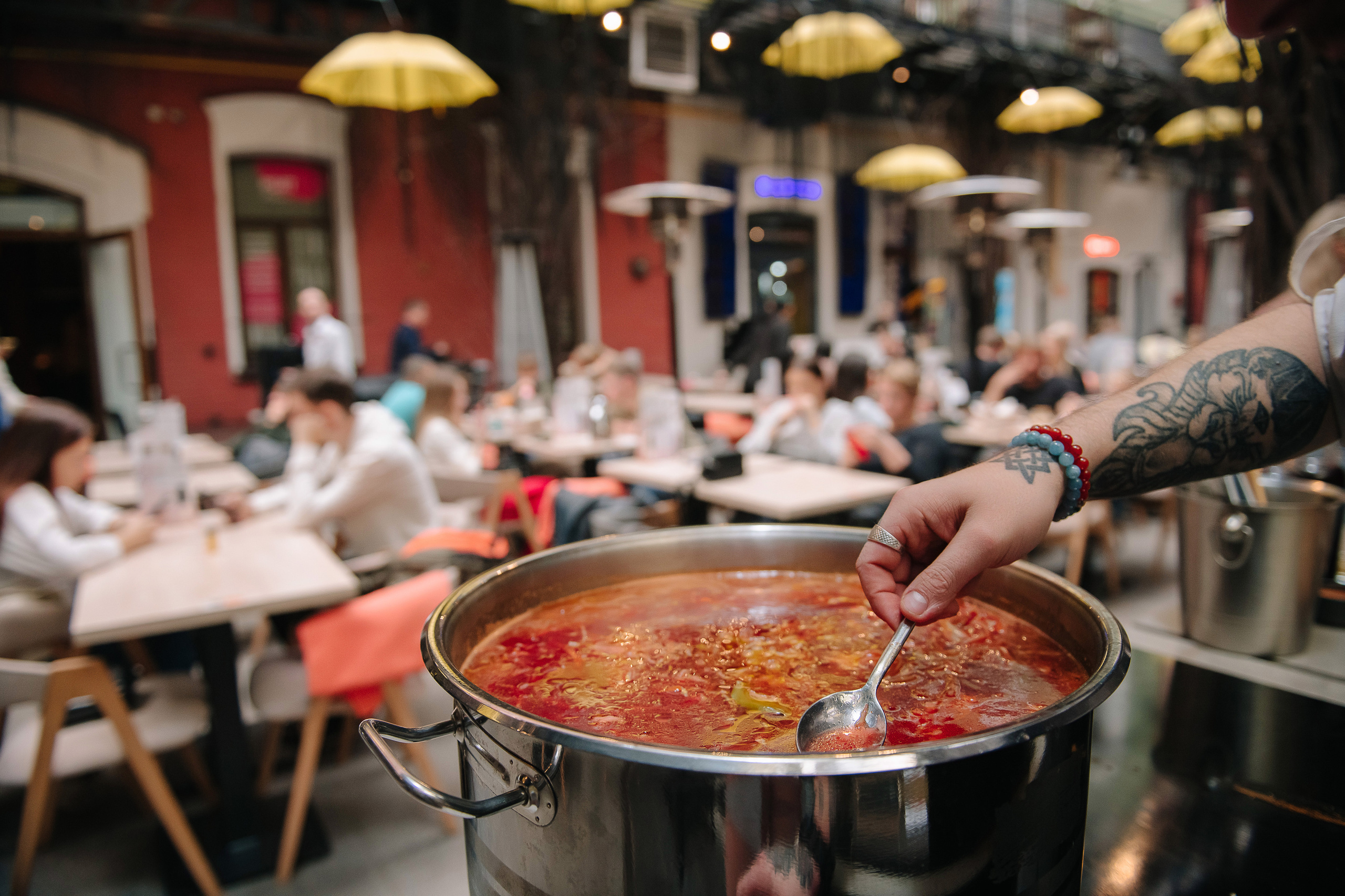 Гастродвор. Бранч. Мастер-класс по приготовлению борща. Фотограф Валерия Голубева (Миронова)